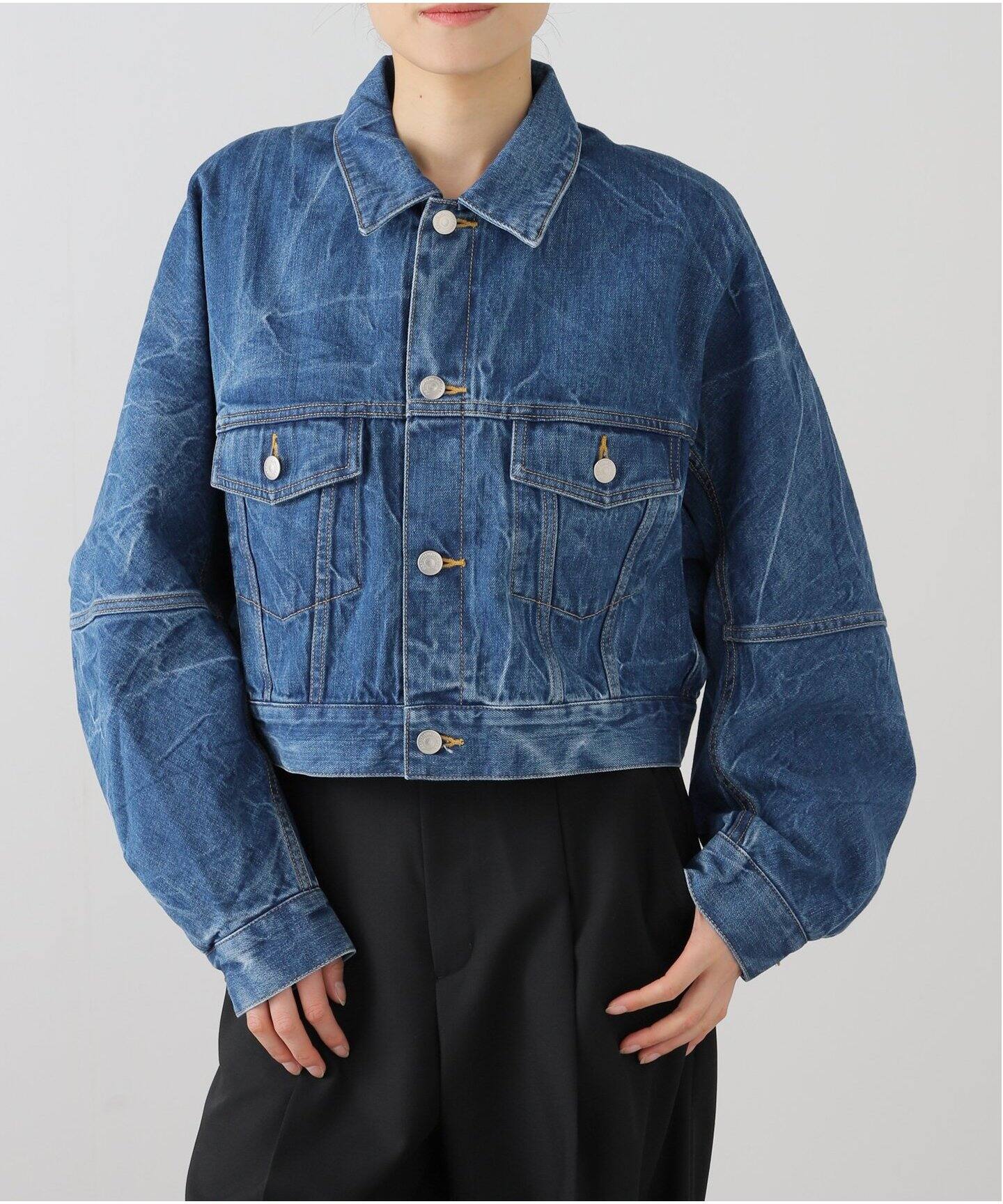 ≪一部店舗＋WEB限定≫beautiful people selvedge denim short blouson 