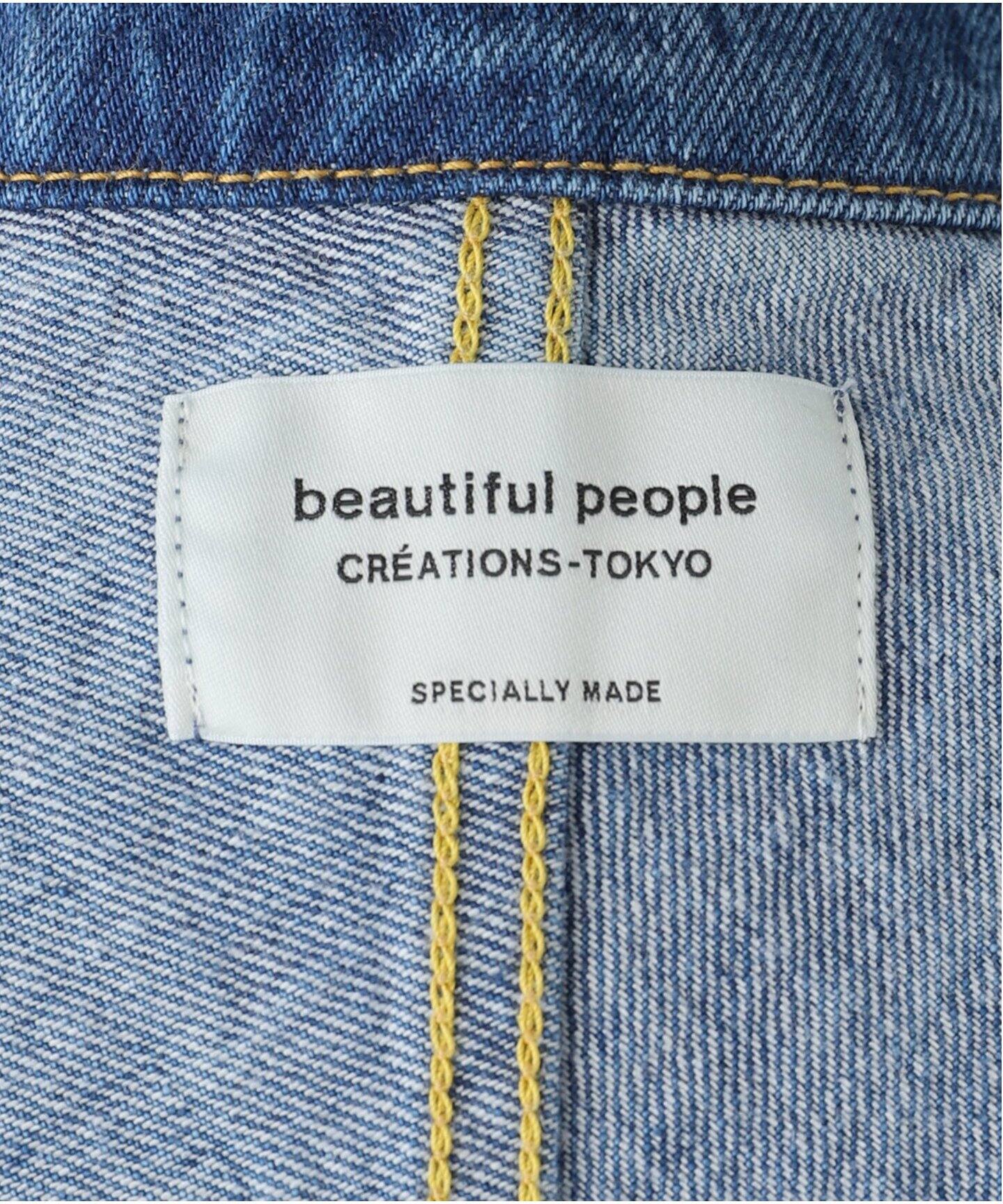≪一部店舗＋WEB限定≫beautiful people selvedge denim short blouson 