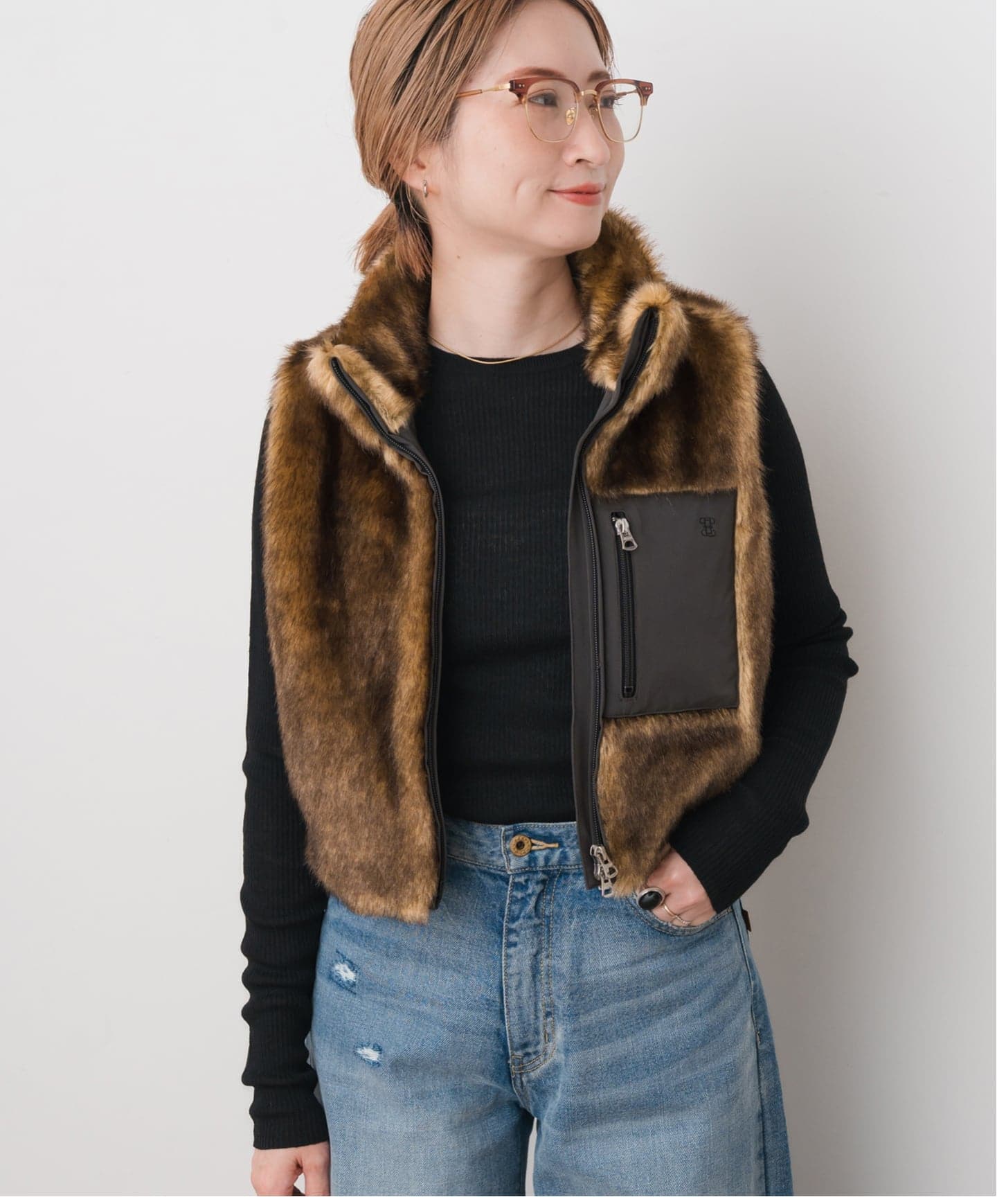 TICCA / ティッカ ミンクファーベスト（ベスト）｜Spick and