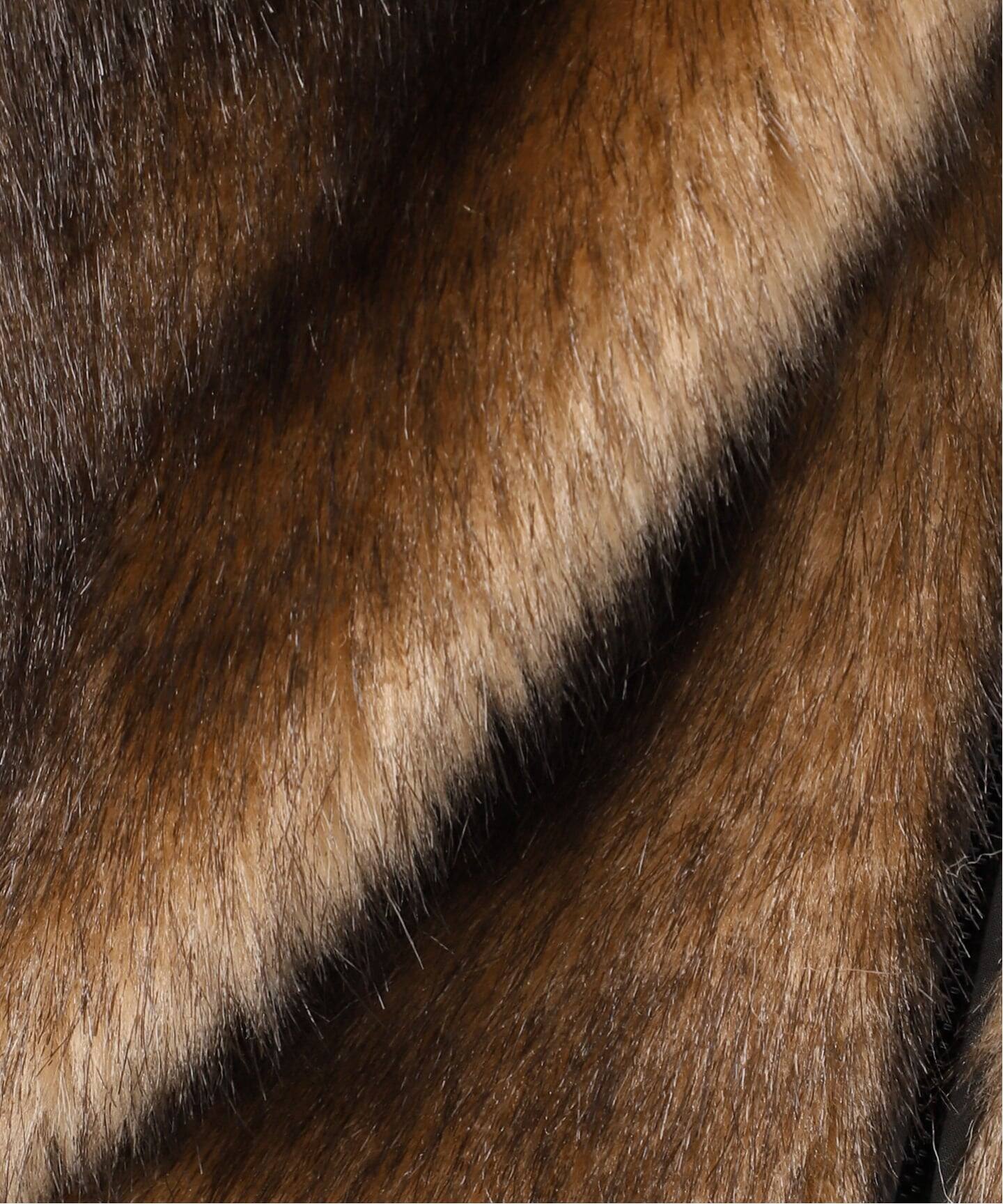 ミンクライクファーベスト　ブラウン crie conforto | ミンクライクファーベスト (ベスト ) |SHEL