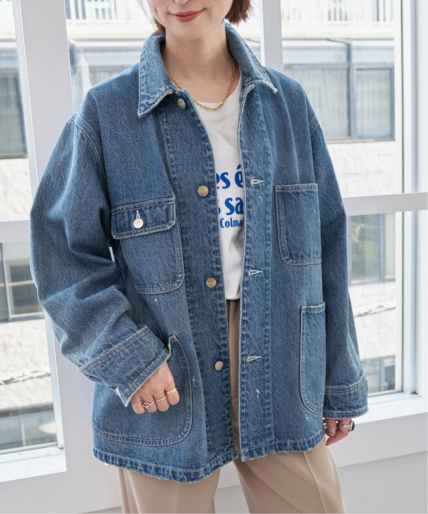 追加》RED CARD TOKYO / レッドカード トーキョー Chore Coat（デニム 