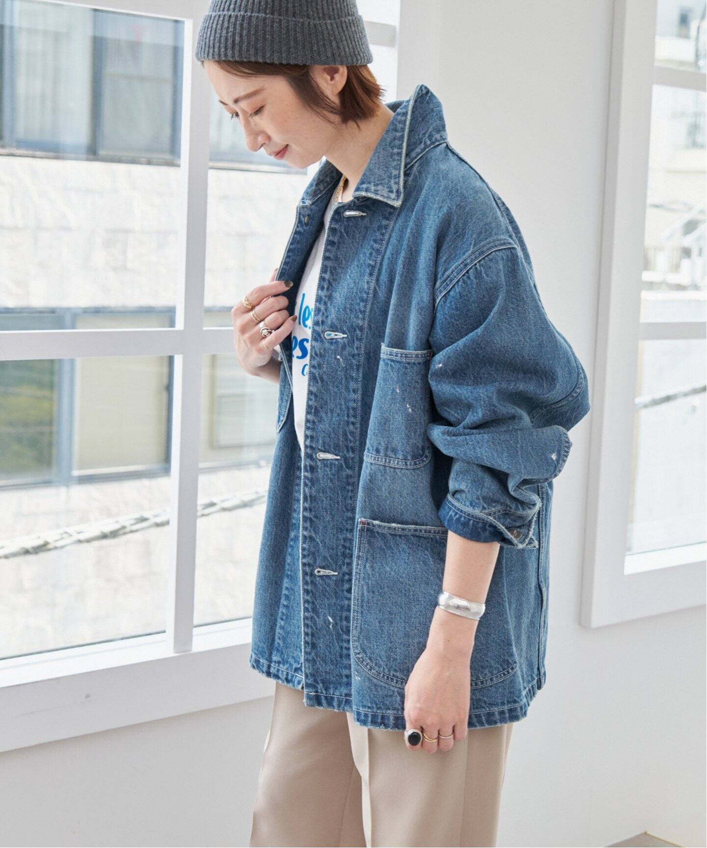 追加》RED CARD TOKYO / レッドカード トーキョー Chore Coat（デニム 