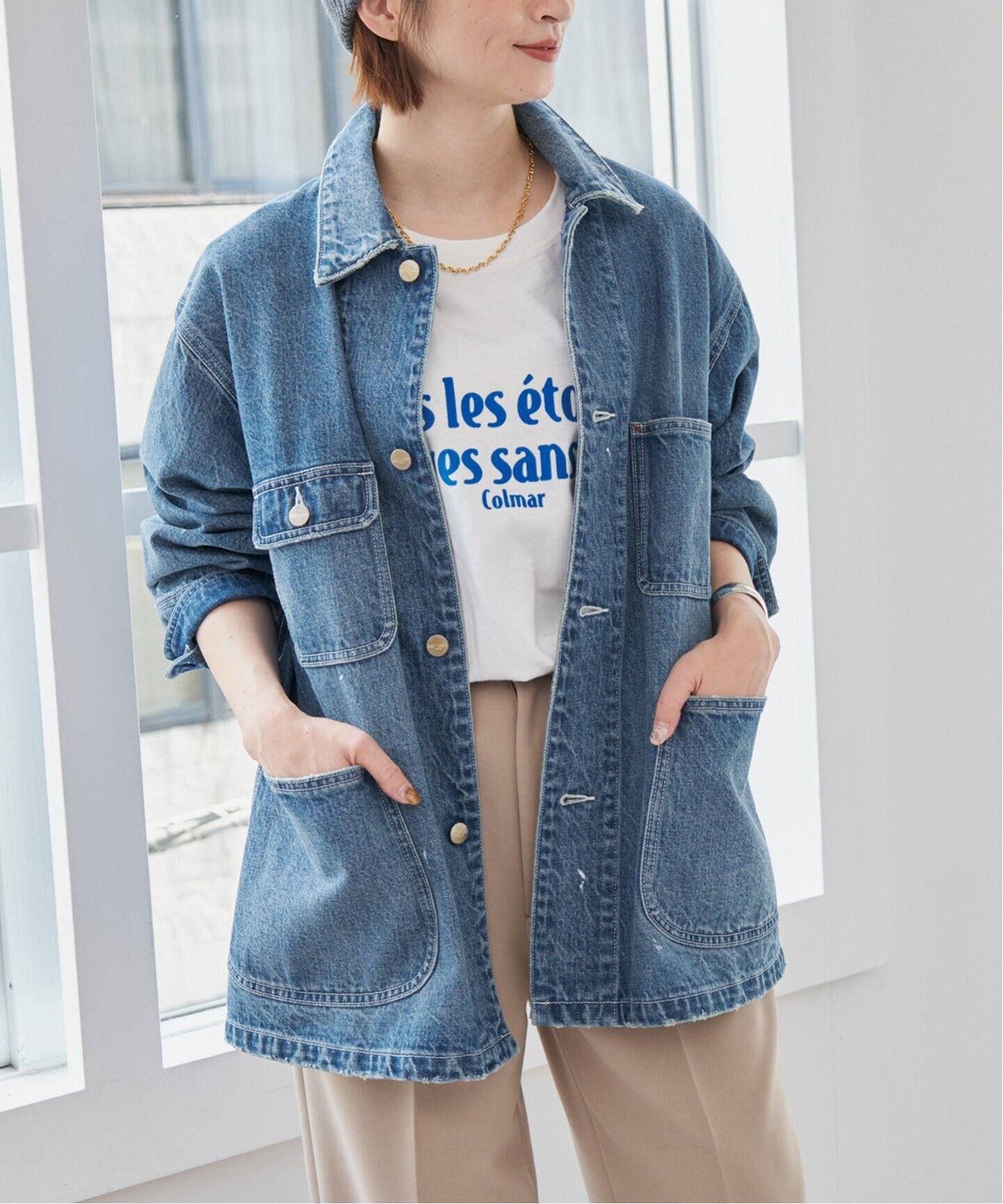 追加》RED CARD TOKYO / レッドカード トーキョー Chore Coat（デニム  