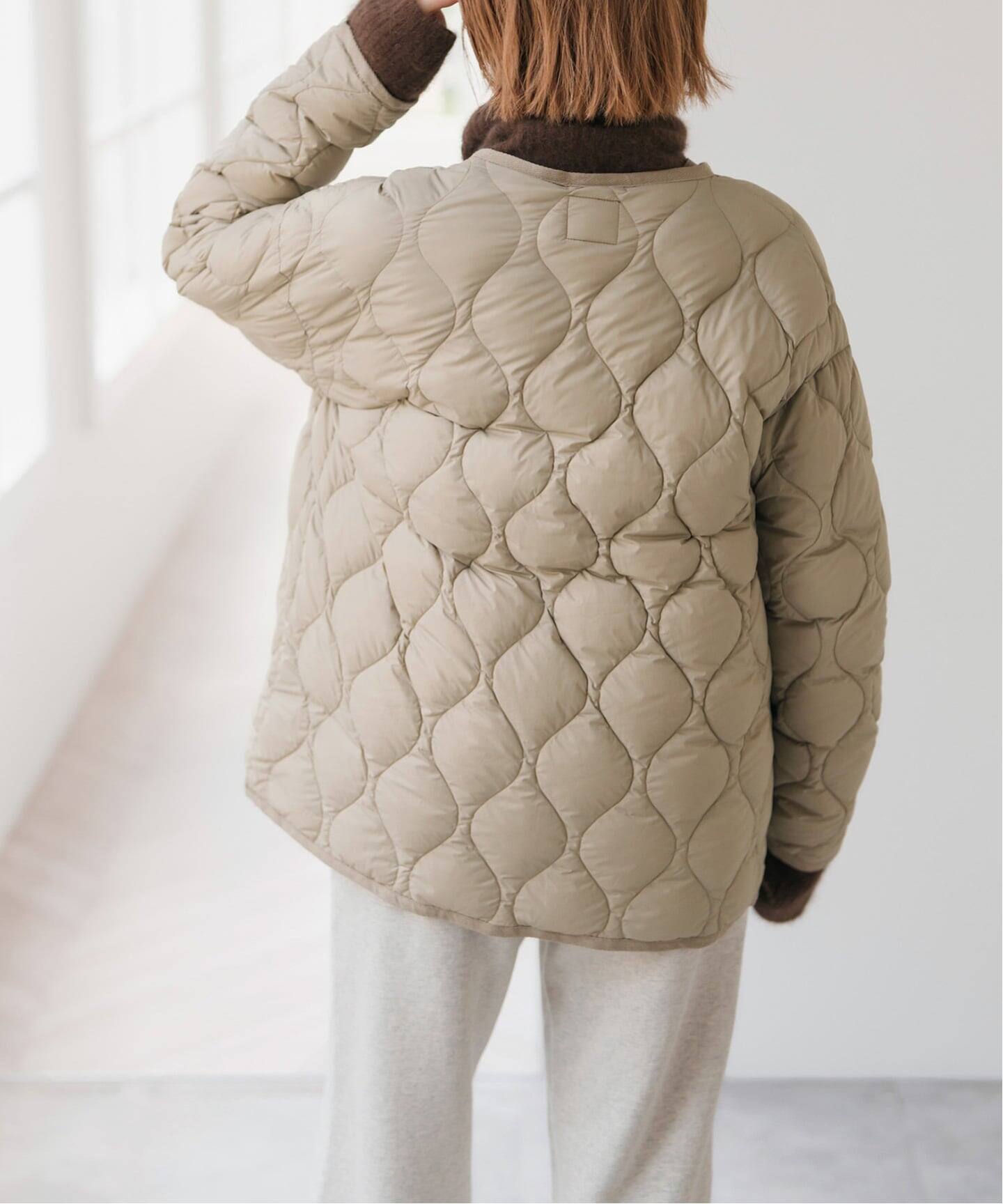 TAION / タイオン *Spick別注キルティングブルゾン（ダウンジャケット