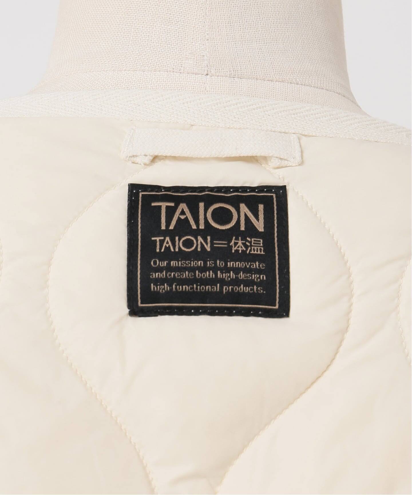 TAION / タイオン *Spick別注キルティングブルゾン（ダウンジャケット