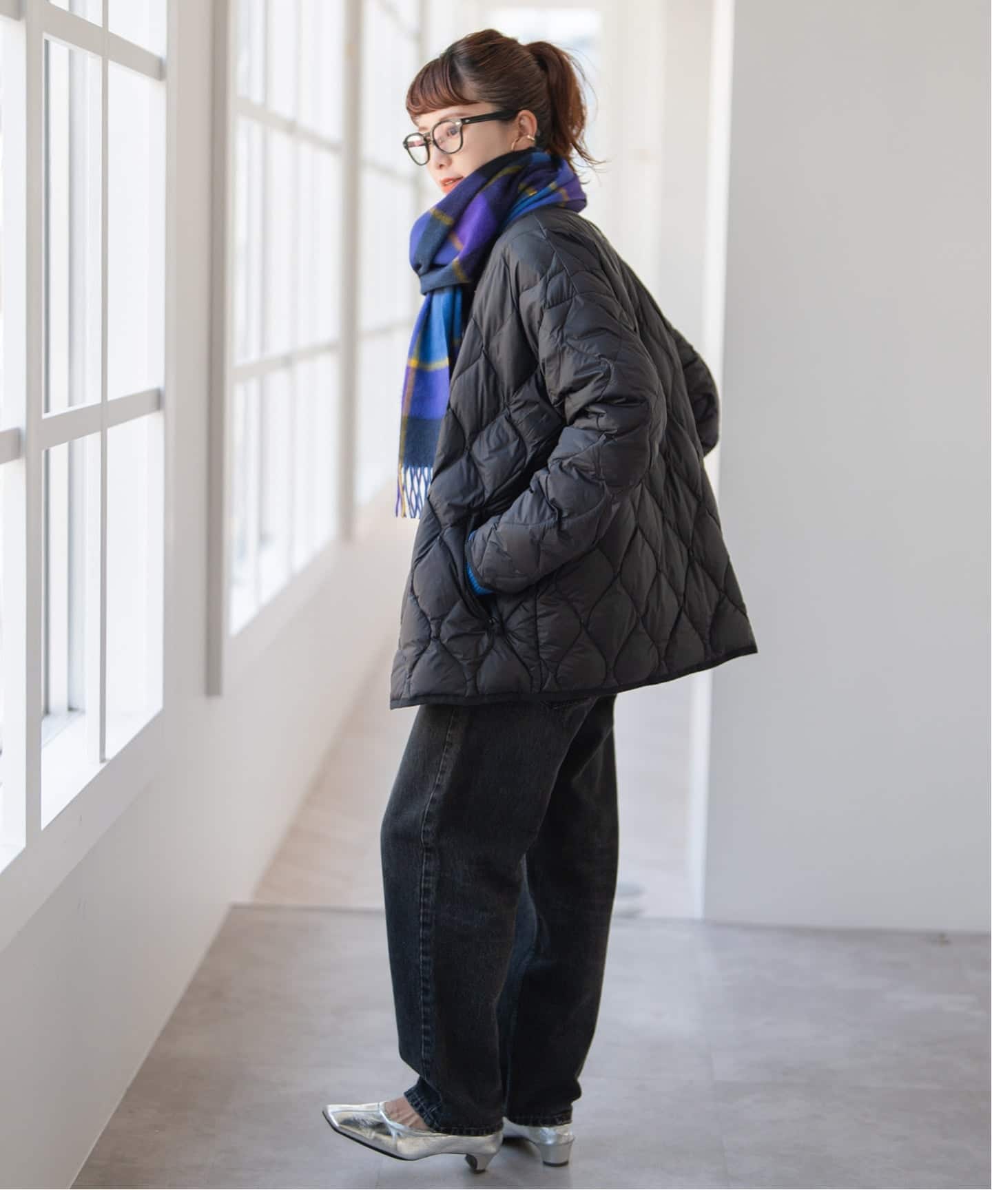 Spick&Span 別注 TAION キルティングブルゾン ダウンジャケット 追加予約》TAION / タイオン *Spick別注キルティングブルゾン（ダウン