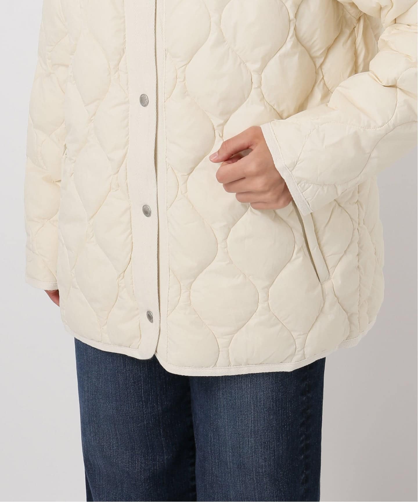 追加予約》TAION / タイオン *Spick別注キルティングブルゾン（ダウン