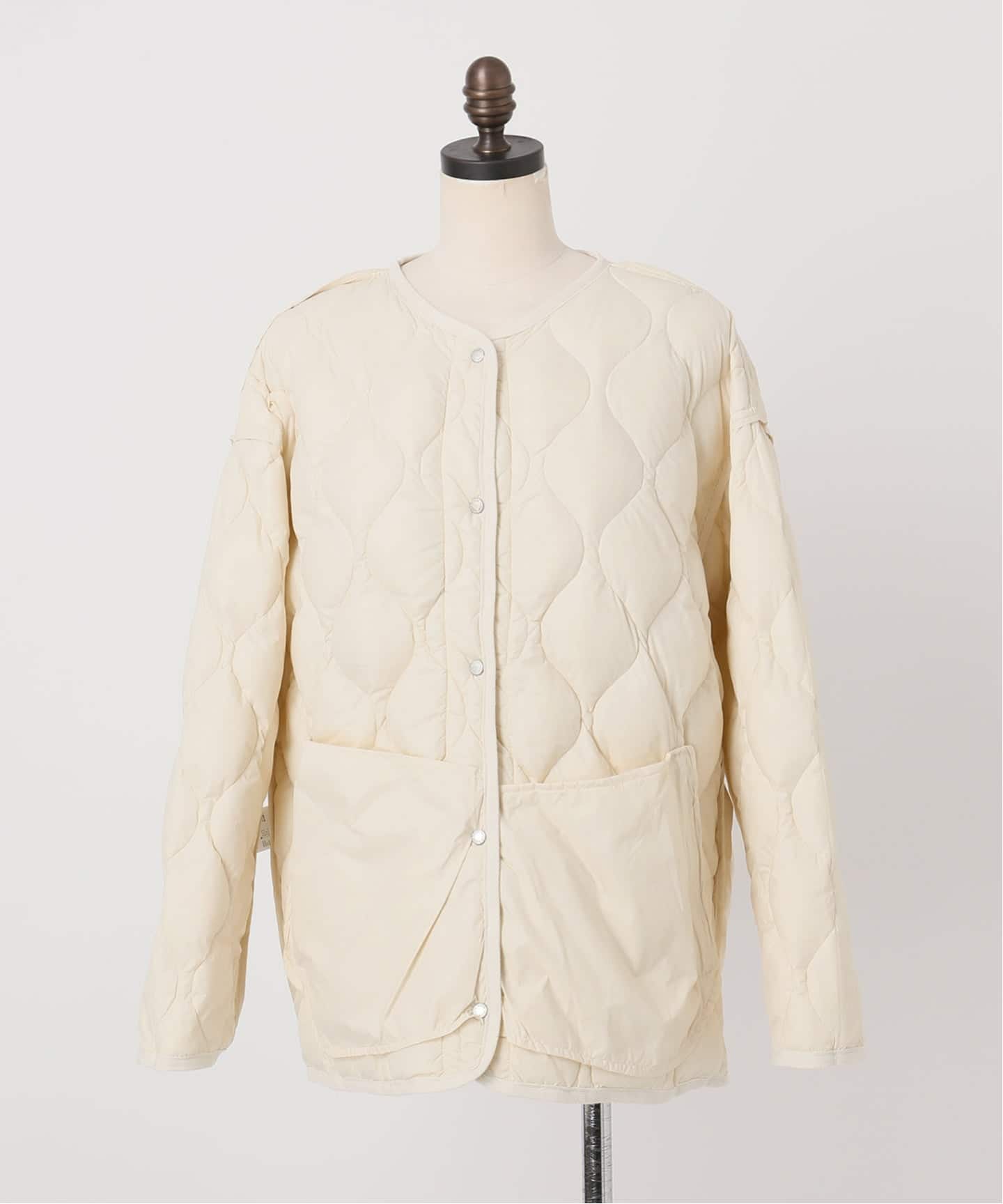 追加予約》TAION / タイオン *Spick別注キルティングブルゾン（ダウン