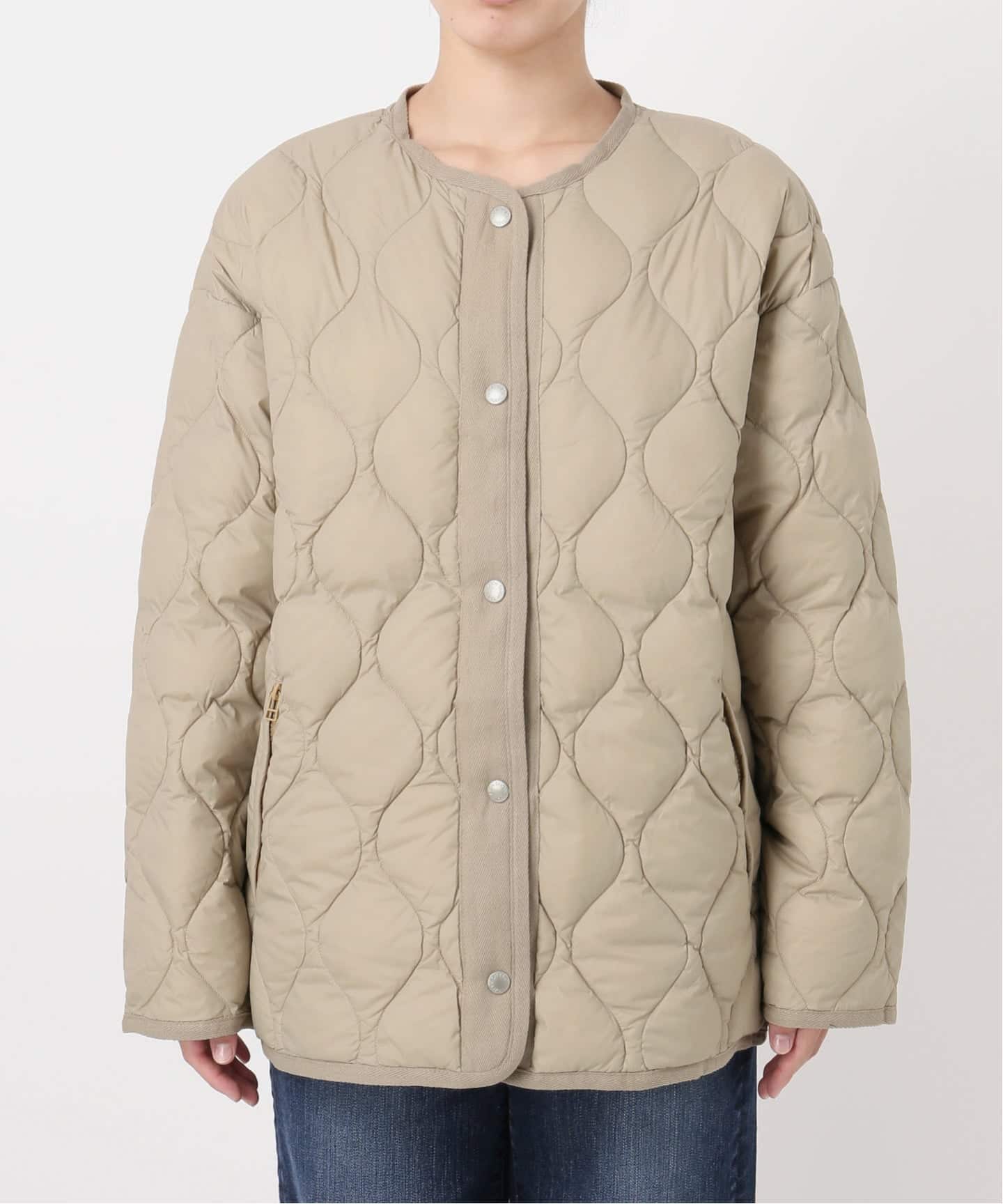 追加予約》TAION / タイオン *Spick別注キルティングブルゾン（ダウン