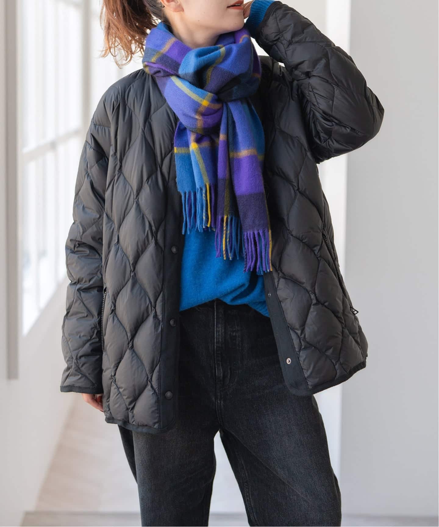 Spick&Span 別注 TAION キルティングブルゾン ダウンジャケット 追加2予約》TAION / タイオン *Spick別注キルティングブルゾン（ダウン