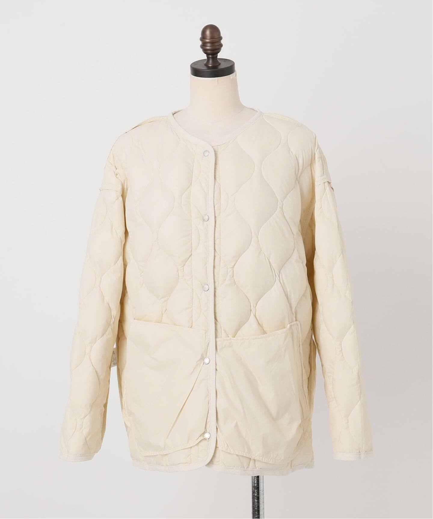 追加2予約》TAION / タイオン *Spick別注キルティングブルゾン（ダウン