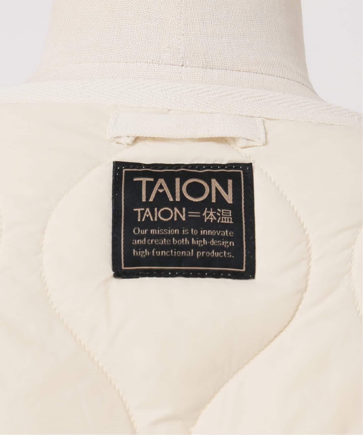 Spick&Span 別注 TAION キルティングブルゾン ダウンジャケット 追加2予約》TAION / タイオン *Spick別注キルティングブルゾン（ダウン