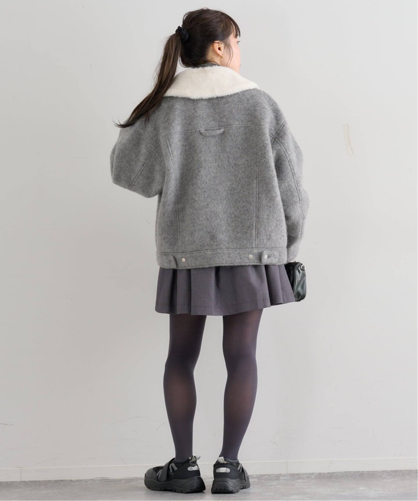 ウールシャギーブルゾン（その他ブルゾン／アウター）｜U by