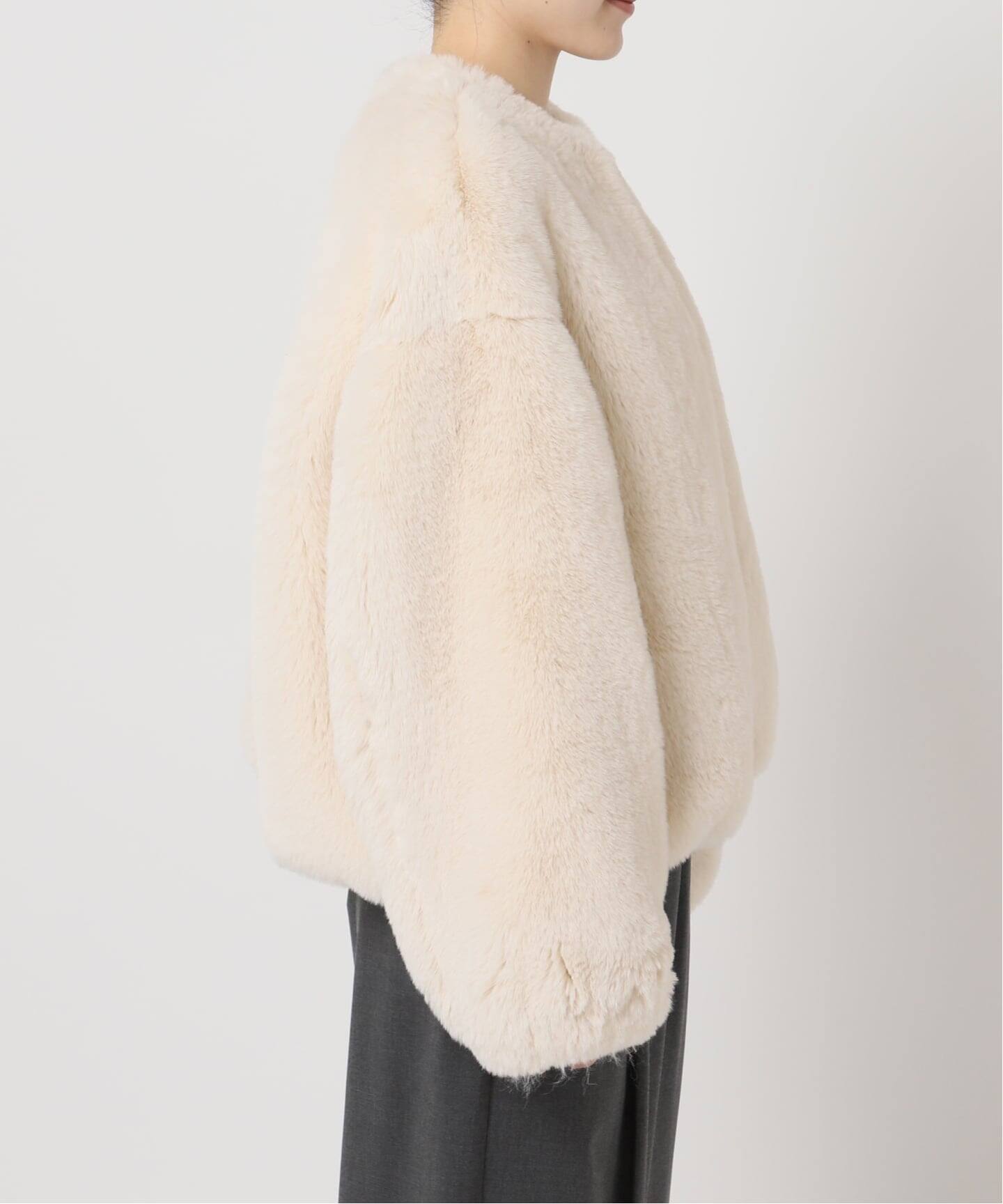 フェイクファージップブルゾン（その他ブルゾン／アウター）｜U by