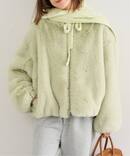 フェイクファージップブルゾン