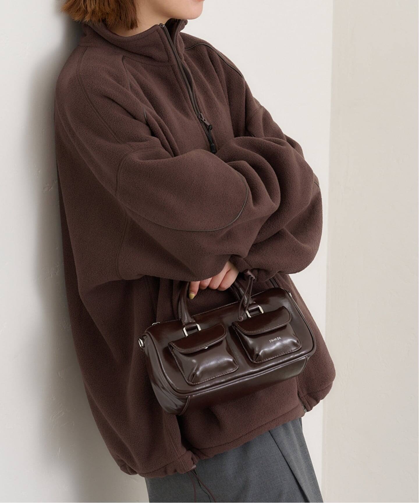 ✨美品✨ Spick&Span スピック＆スパン　B-3ブルゾン　定価3.7万円 予約》フリースZIPブルゾン（その他ブルゾン／アウター）｜U by