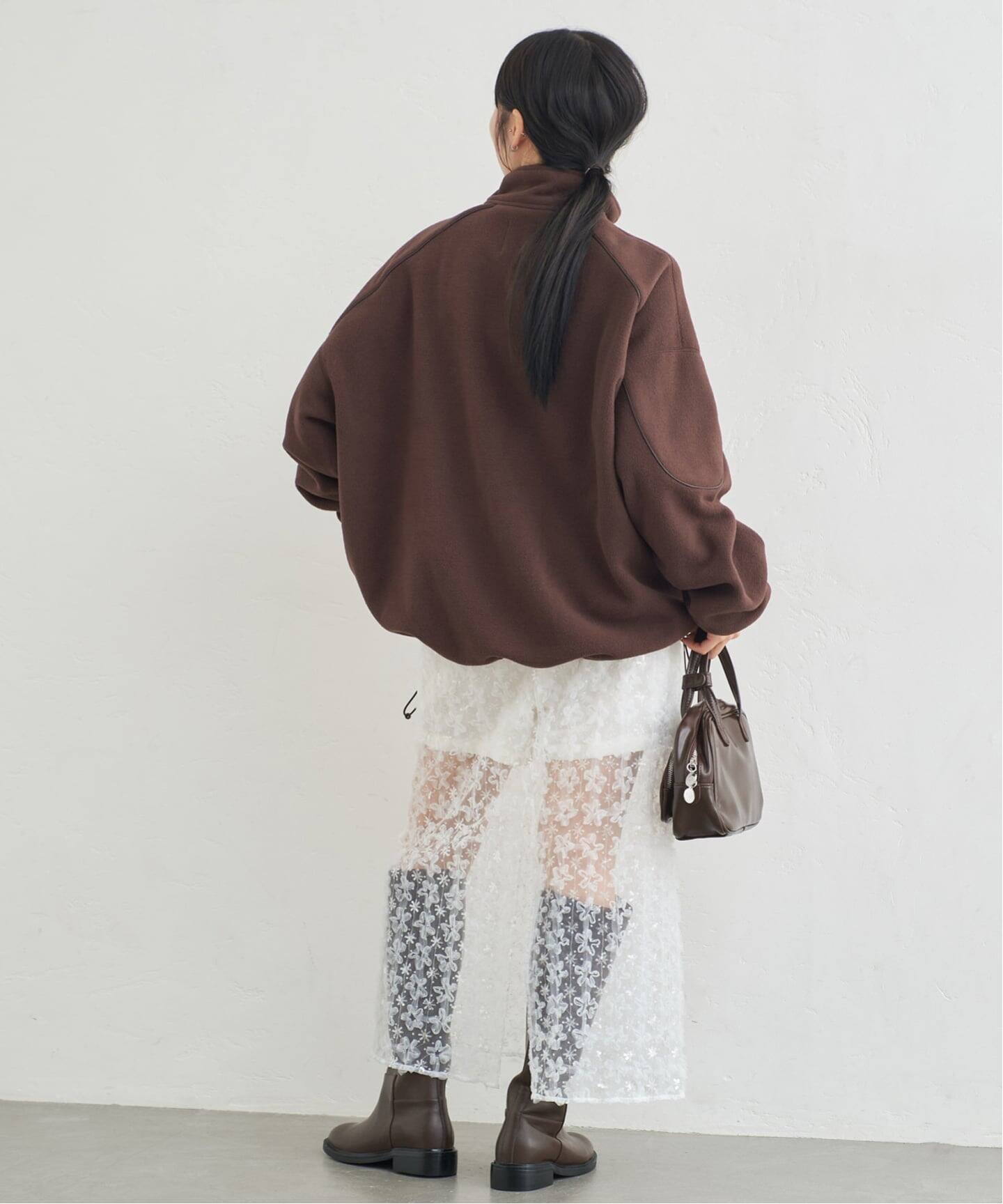 ✨美品✨ Spick&Span スピック＆スパン　B-3ブルゾン　定価3.7万円 追加》バックロゴボアブルゾン（ブルゾン）｜Spick & Span