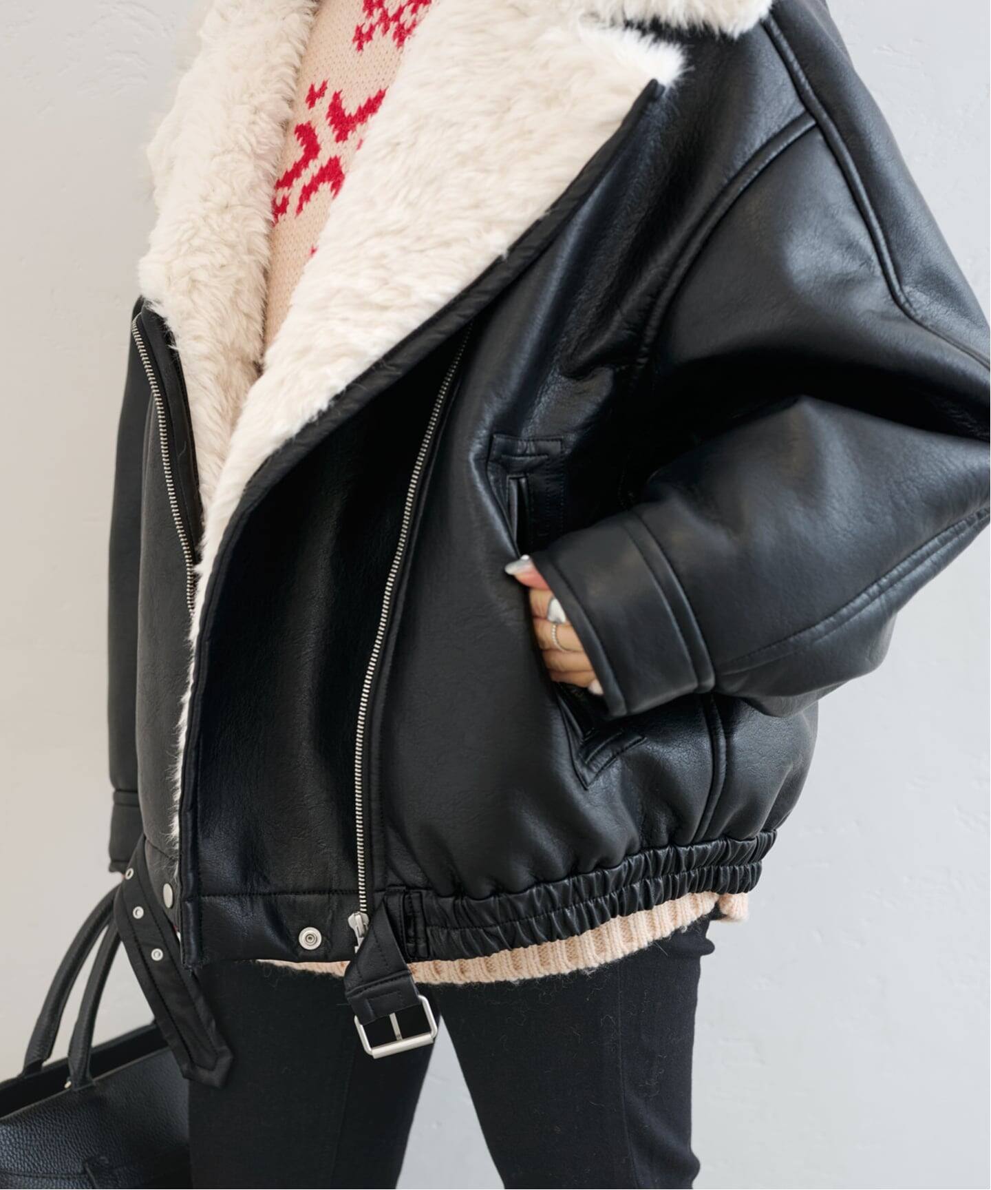 FAKESHEARLING B3.5 RIDERS（ボア・フリース）｜U by SPICK&SPAN（ユー