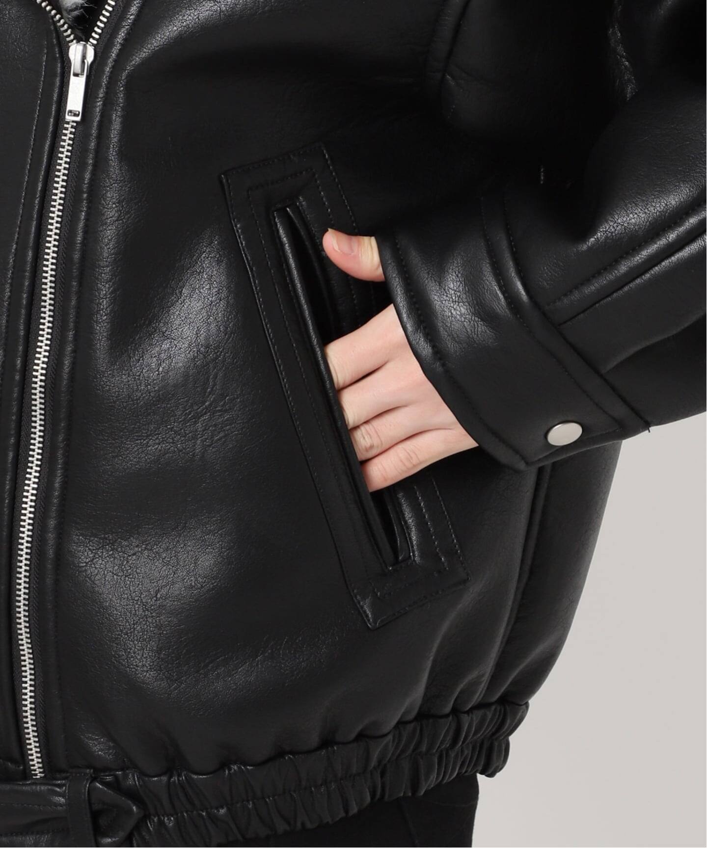 FAKESHEARLING B3.5 RIDERS（ボア・フリース）｜U by SPICK&SPAN（ユー