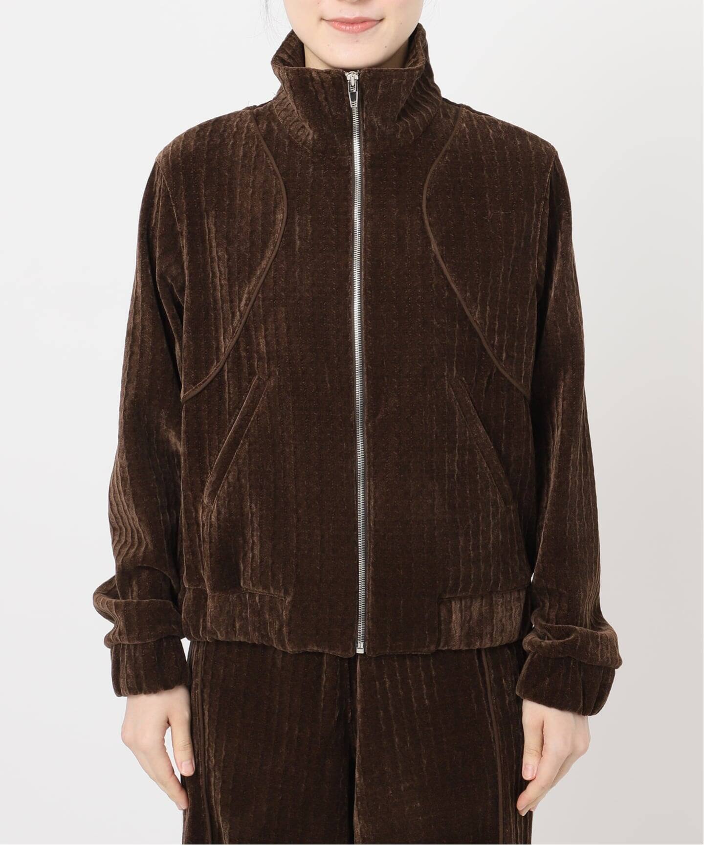 KIJUN/キジュン Velour Zip-Up Jacket（その他ブルゾン／アウター