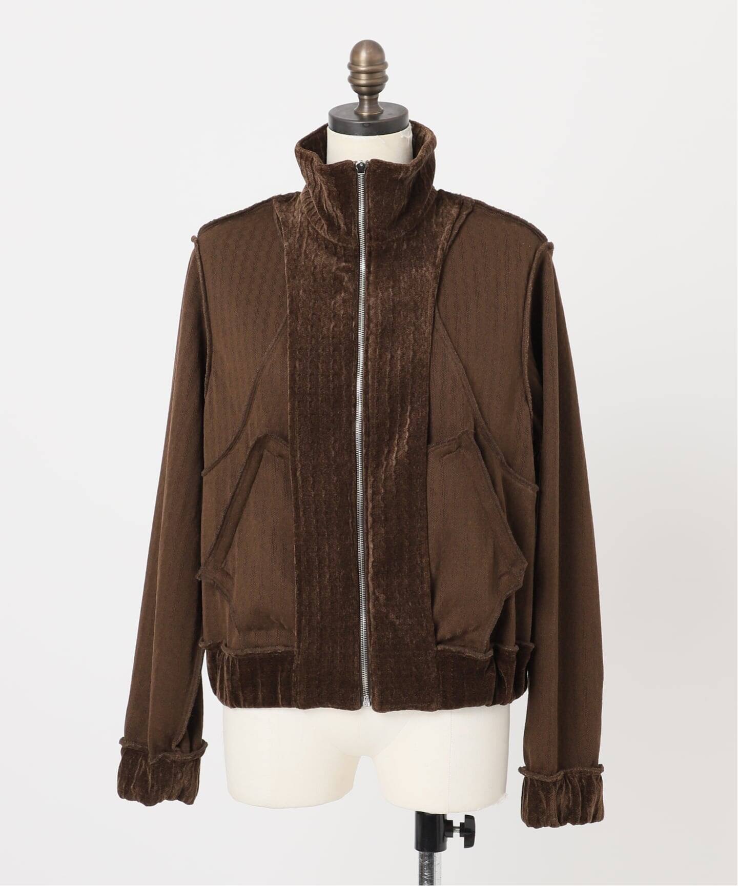 KIJUN/キジュン Velour Zip-Up Jacket（その他ブルゾン／アウター
