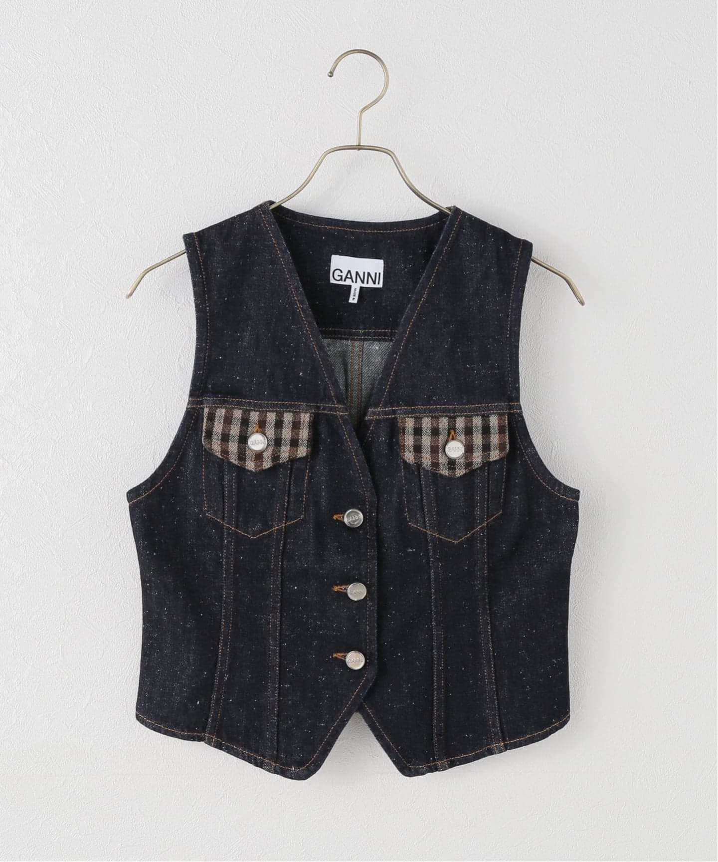 GANNI/ガニー Neppy Denim Vest（ベスト）｜UBY Spick & Span（ユー