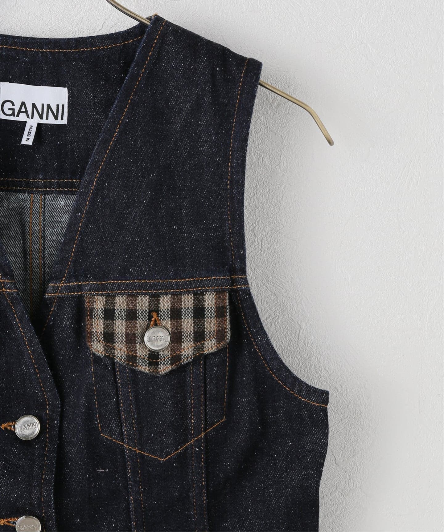 GANNI/ガニー Neppy Denim Vest（ベスト）｜UBY Spick & Span（ユー