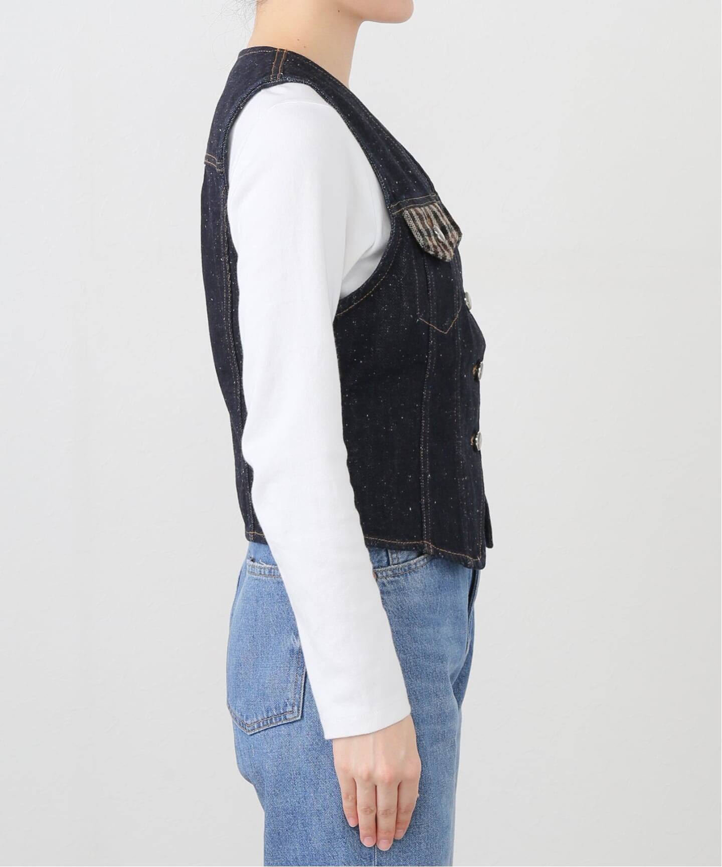 GANNI/ガニー Neppy Denim Vest（ベスト）｜UBY Spick & Span（ユー