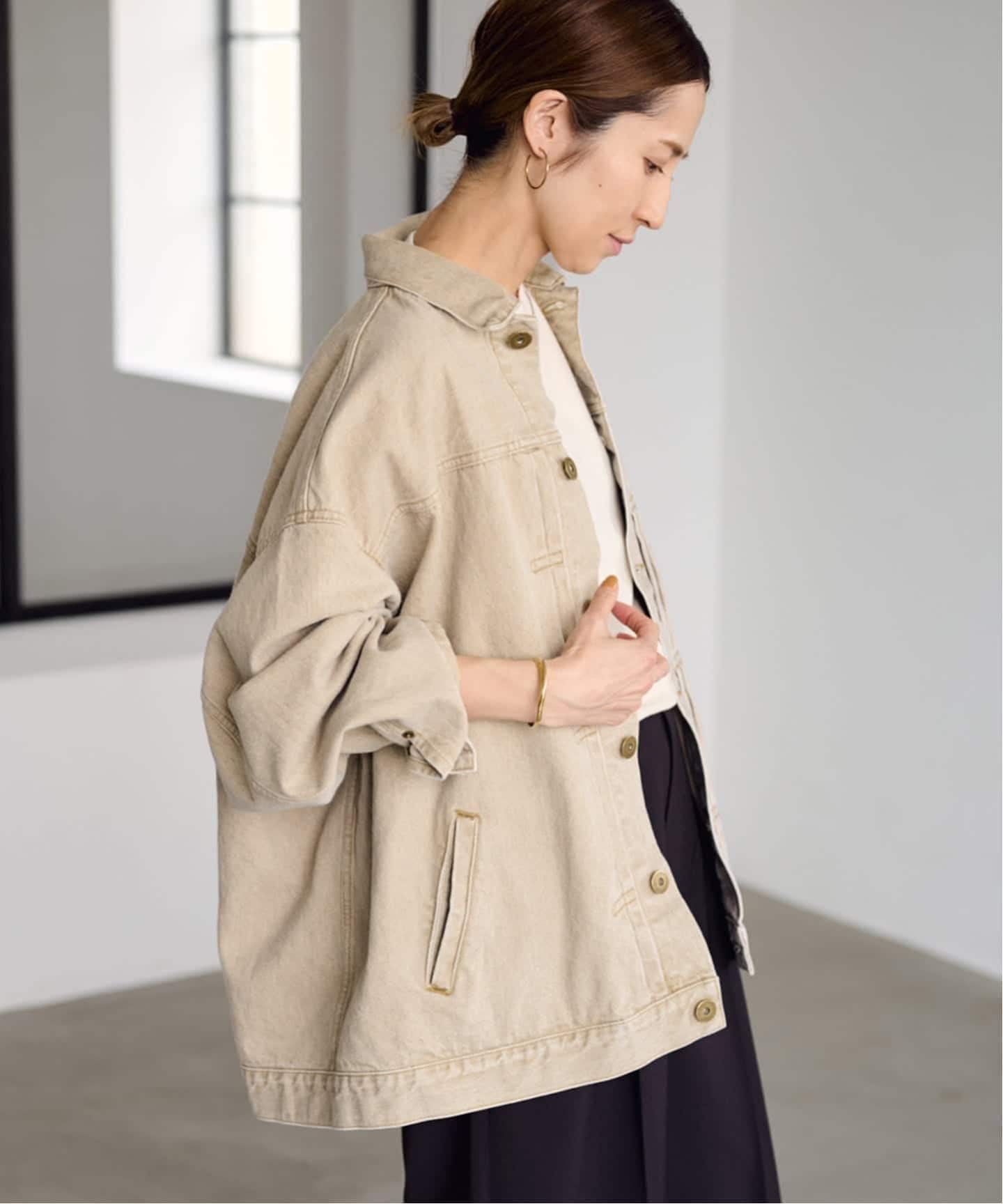 タグ付き　フレームワーク エクストララージデニムジャケット　ぶるーA フレームワーク FRAMeWORK ≪追加予約≫エクストララージデニム