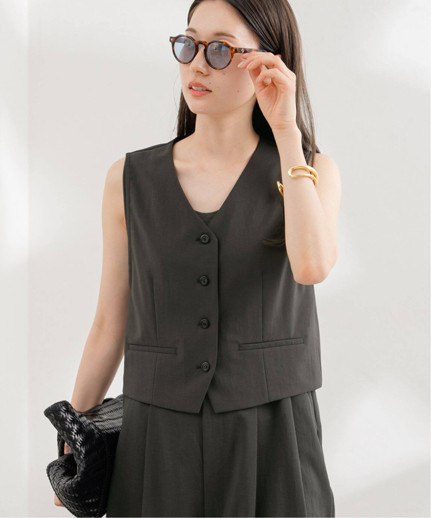 撥水強撚PEベスト（ベスト）｜FRAMeWORK（フレームワーク）の