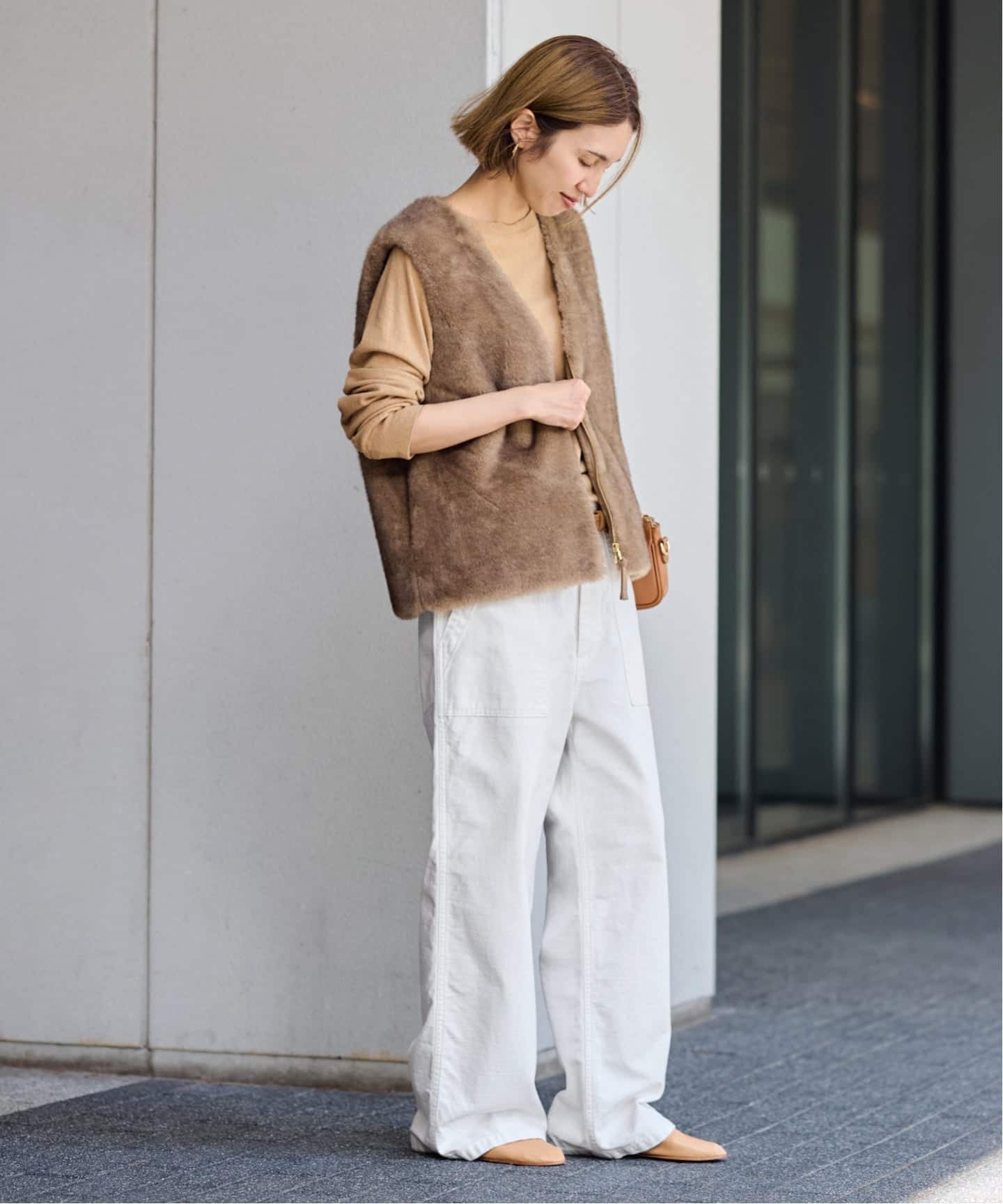 フェイクファーライナーベスト（ベスト）｜FRAMeWORK（フレームワーク