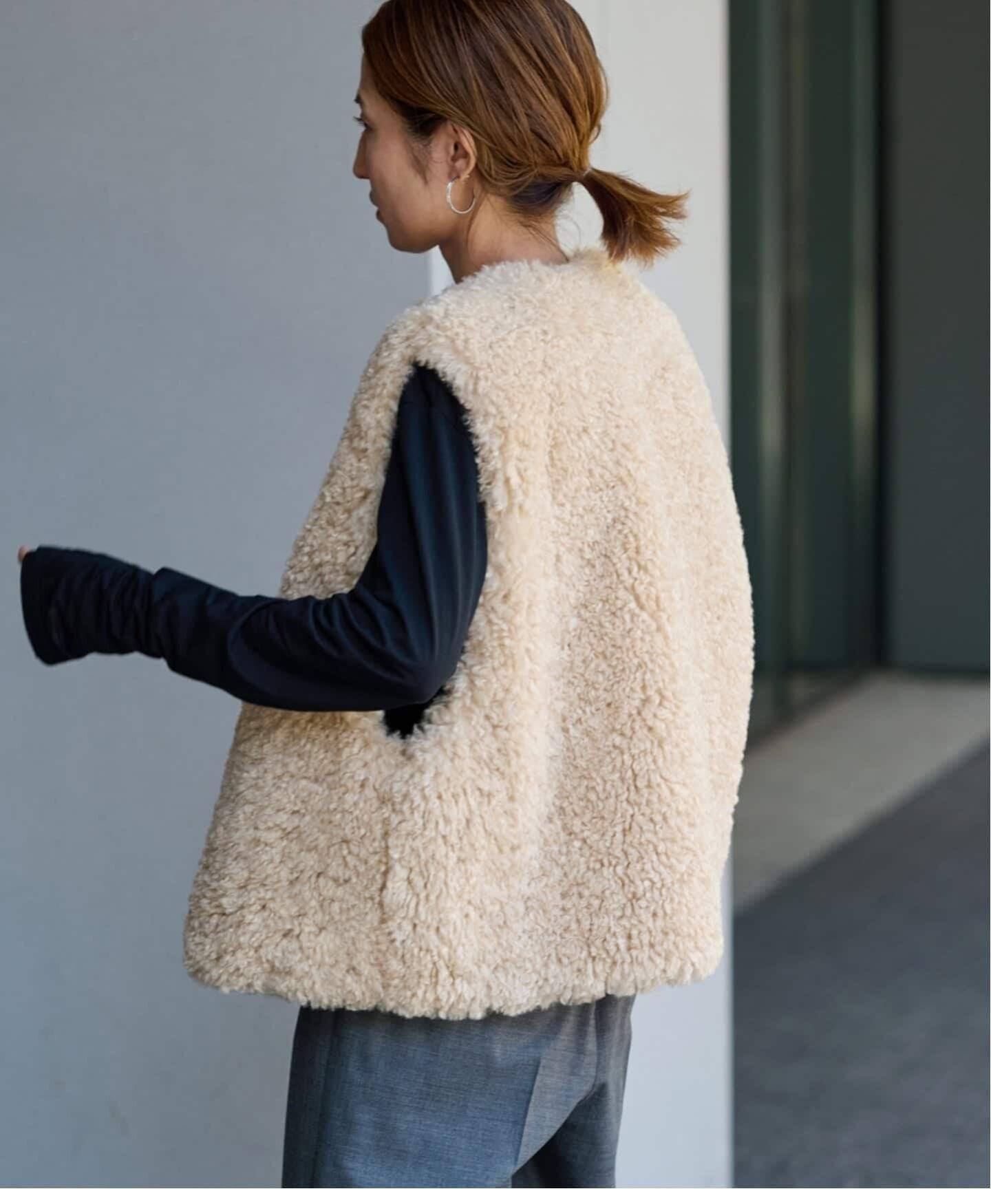 ≪追加≫フェイクファーベスト（ベスト）｜FRAMeWORK（フレームワーク