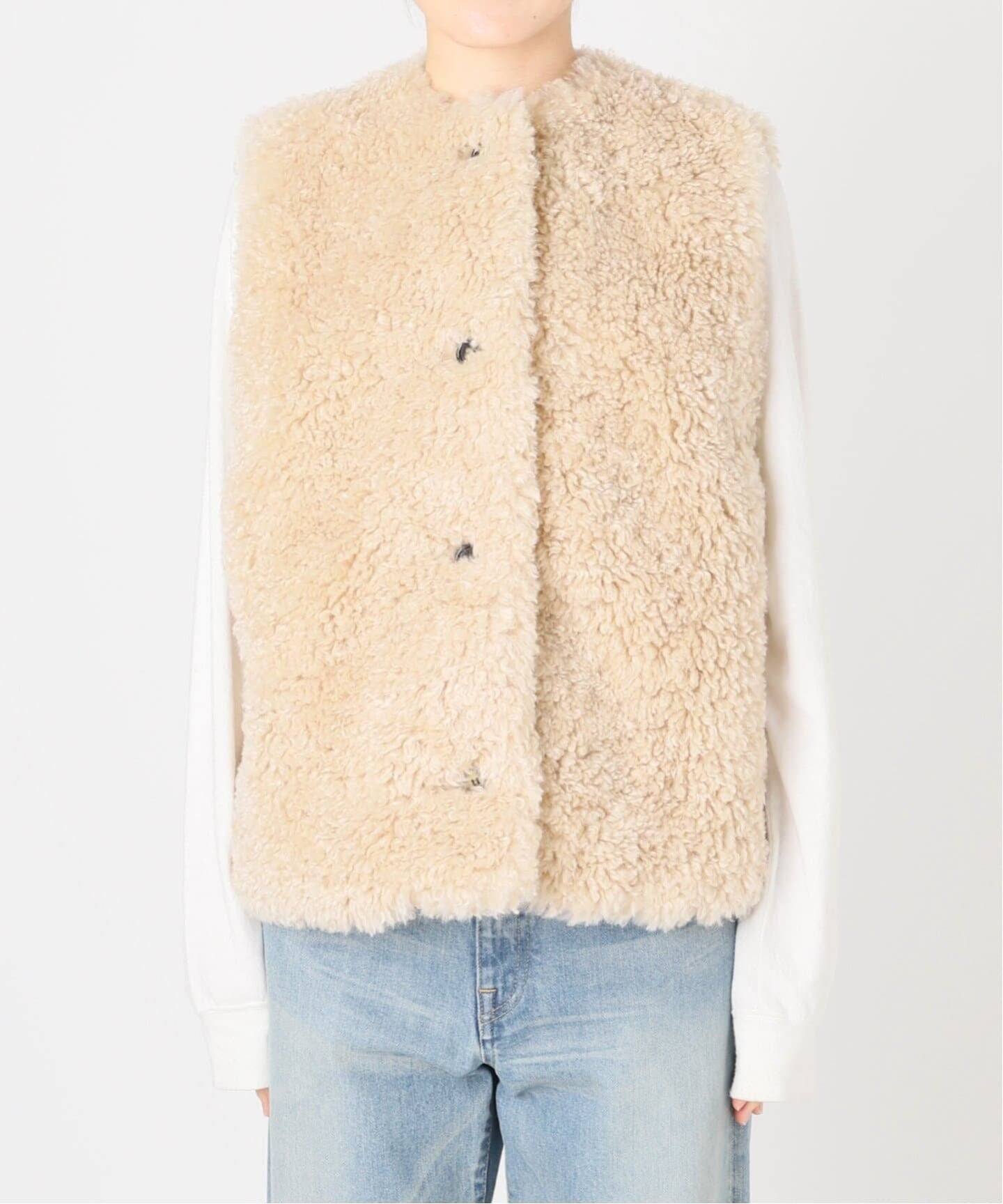 ≪追加≫フェイクファーベスト（ベスト）｜FRAMeWORK（フレームワーク