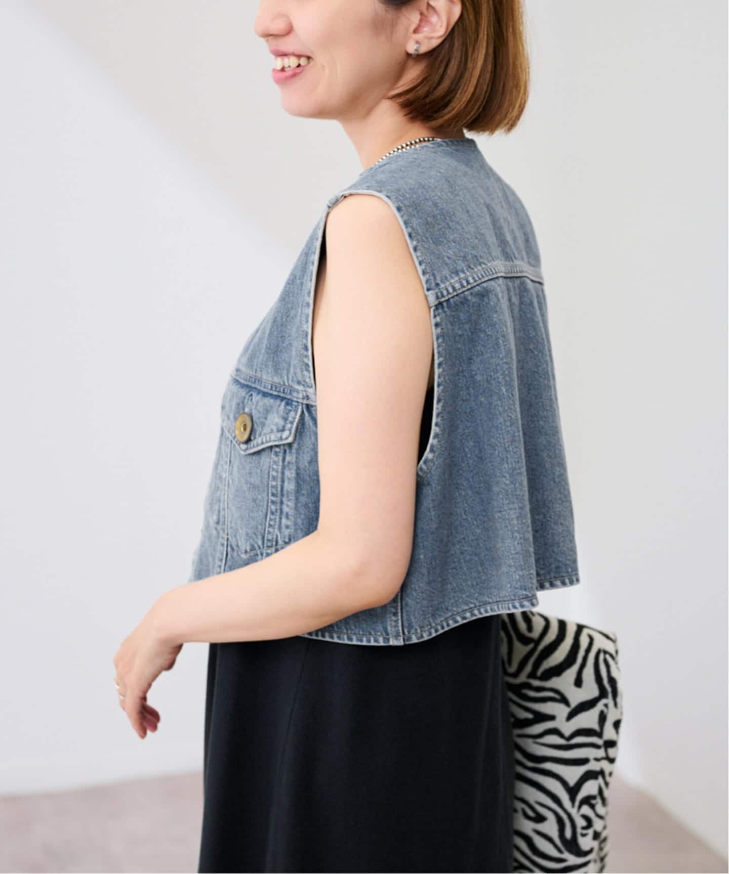 フレームワーク　デニムミニベスト FRAMeWORK｜デニムミニベスト | Rakuten Fashion(楽天