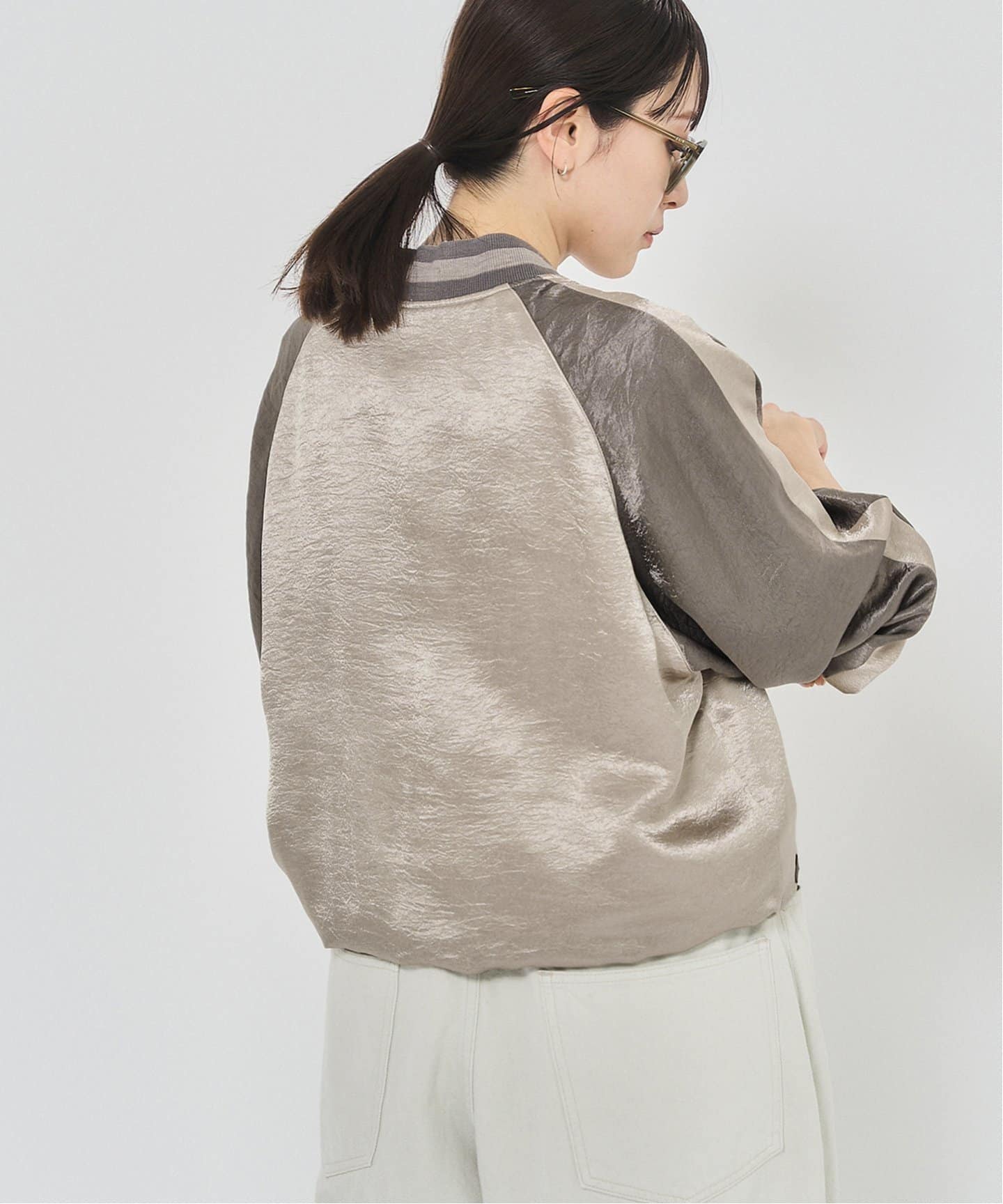 OUT OF FRAMe AcetateSouvenirジャケット（スタジャン）｜FRAMeWORK