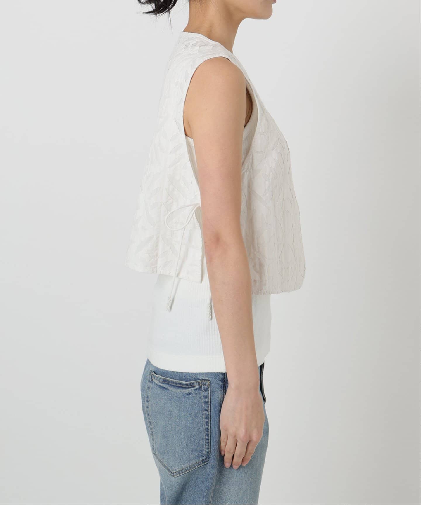 OUT OF FRAMe ReverseAppliqueベスト（ベスト）｜FRAMeWORK（フレーム