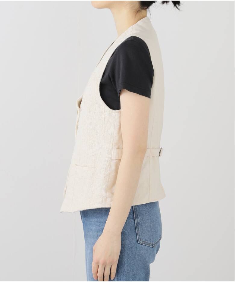 コットンジャガードベスト（その他ブルゾン／アウター）｜FRAMeWORK  