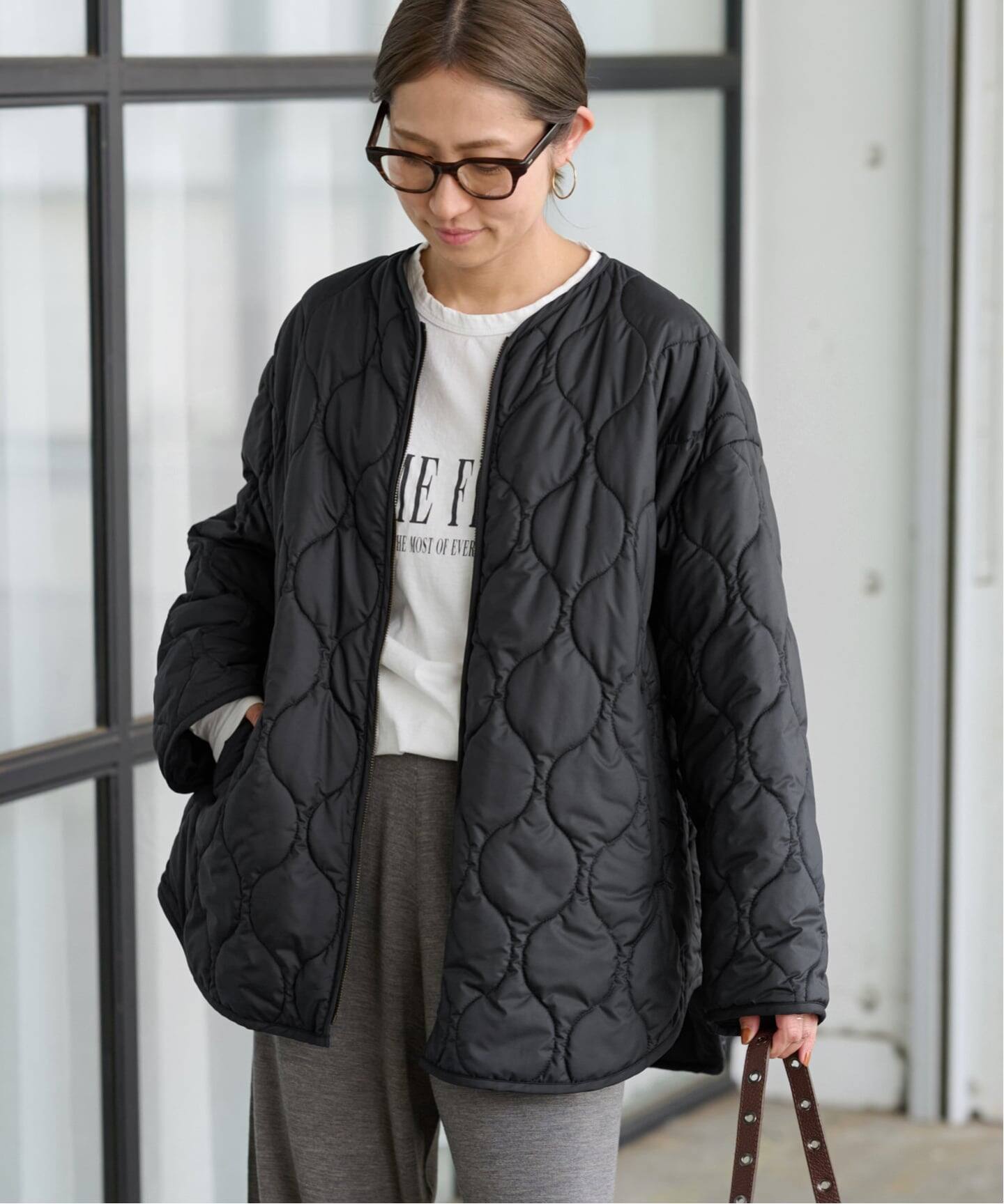 ≪WEB限定 / 追加≫2WAYキルティングブルゾン（中綿