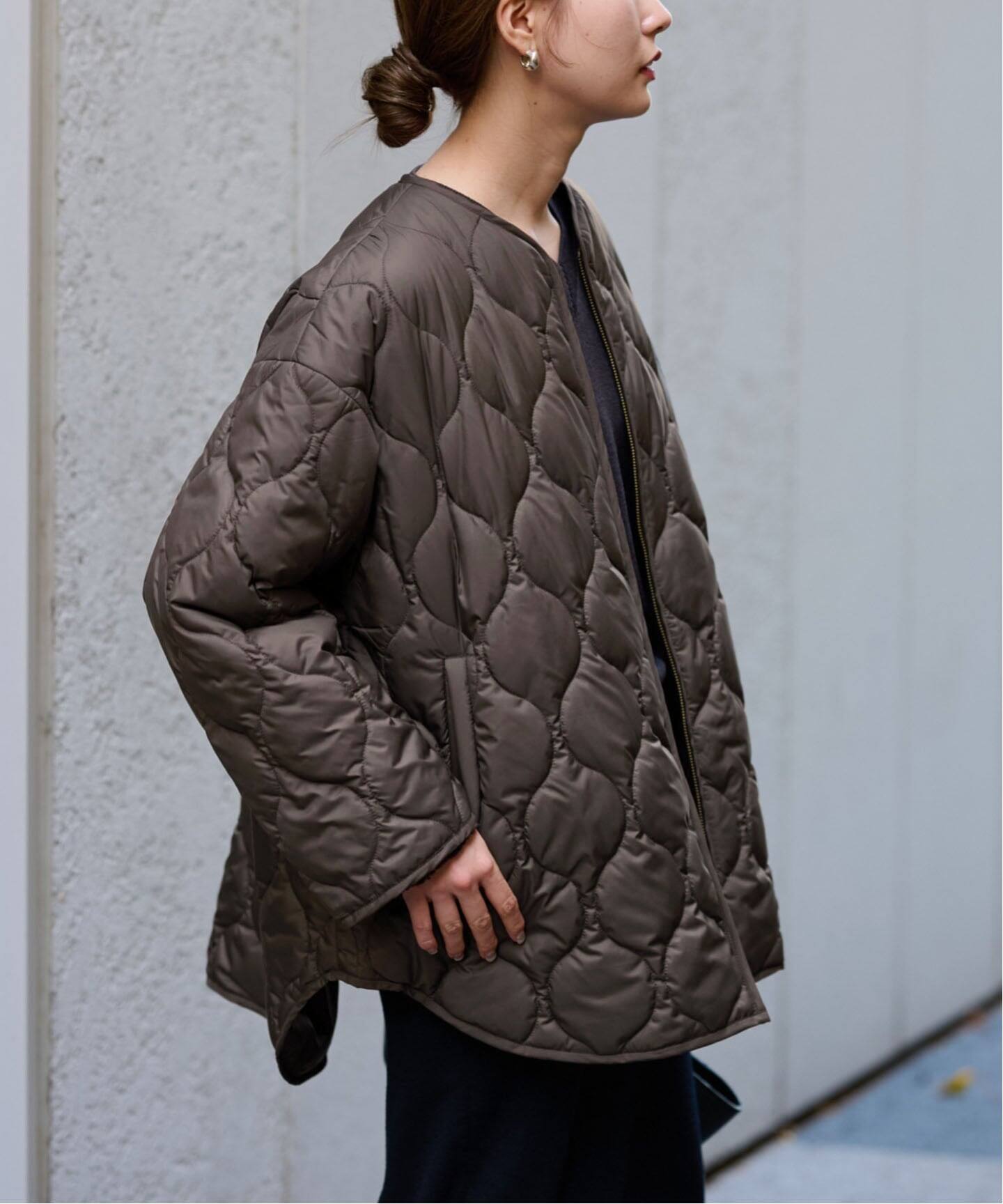 ≪WEB限定 / 追加≫2WAYキルティングブルゾン（中綿