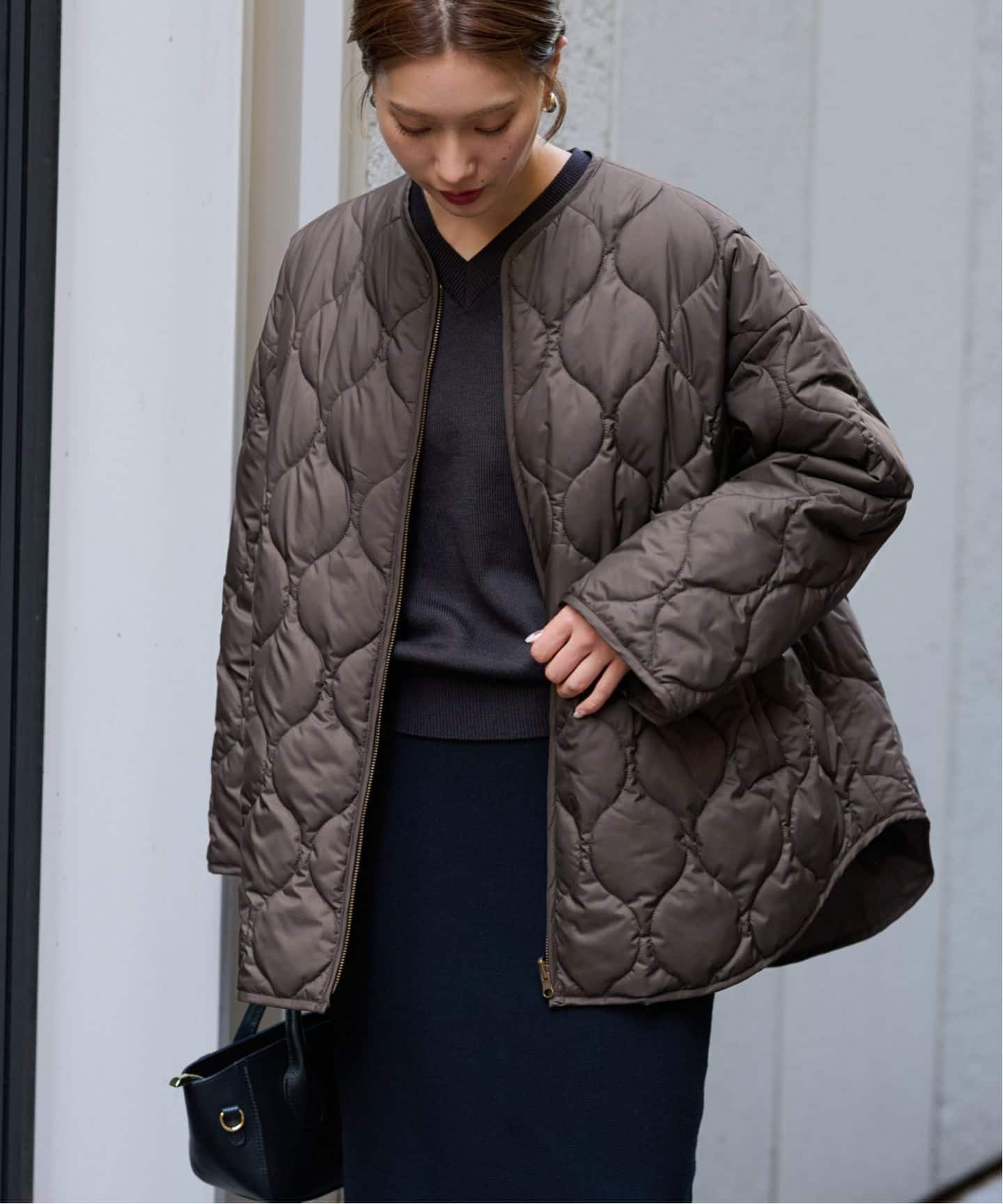 ≪WEB限定 / 追加≫2WAYキルティングブルゾン 2（中綿・キルティング