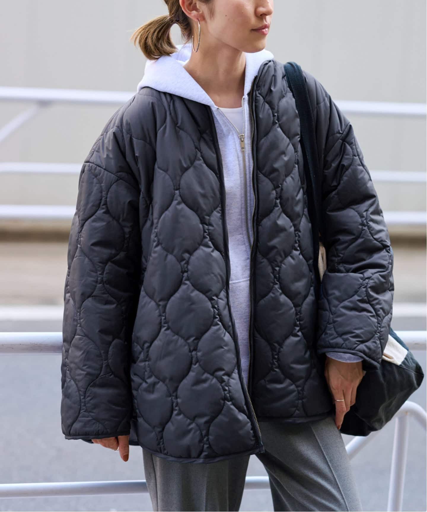 ≪WEB限定 / 追加≫2WAYキルティングブルゾン 2（中綿・キルティング