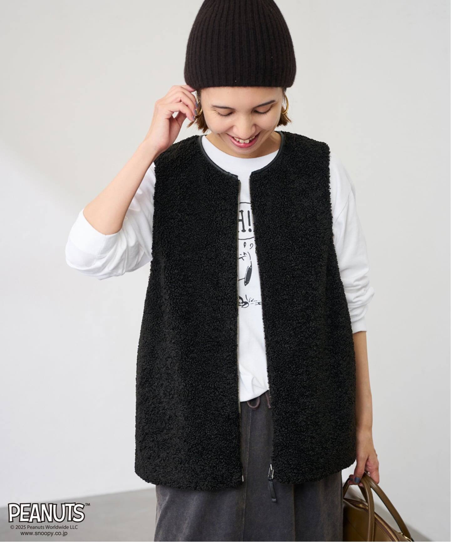 新品！未使用！フレームワーク　ボアベスト　黒 FRAMeWORK（フレームワーク）の「≪予約≫ボアベスト（）」 - WEAR