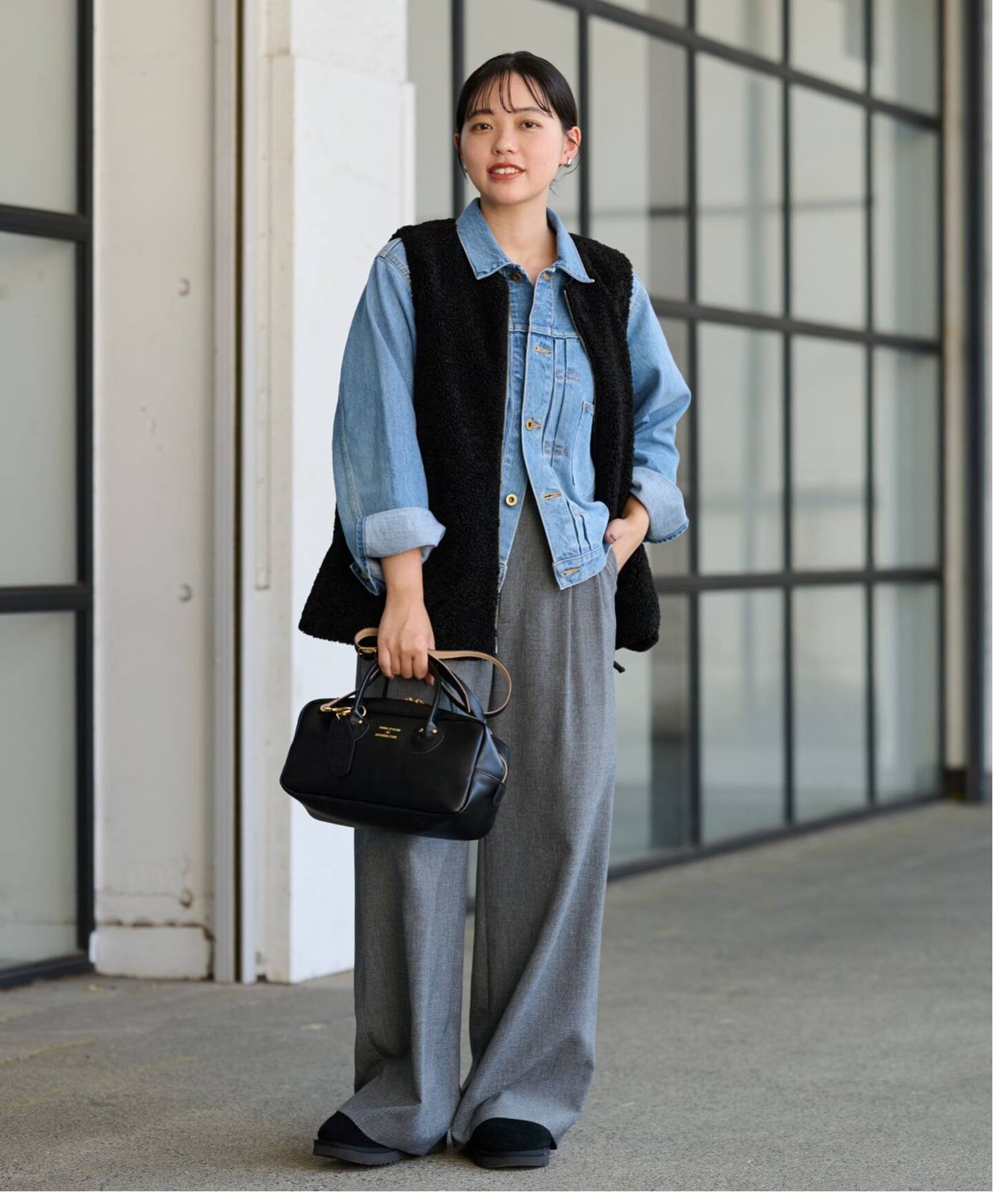 ≪追加 / 手洗い可能≫ボアベスト 3（ベスト）｜FRAMeWORK（フレーム