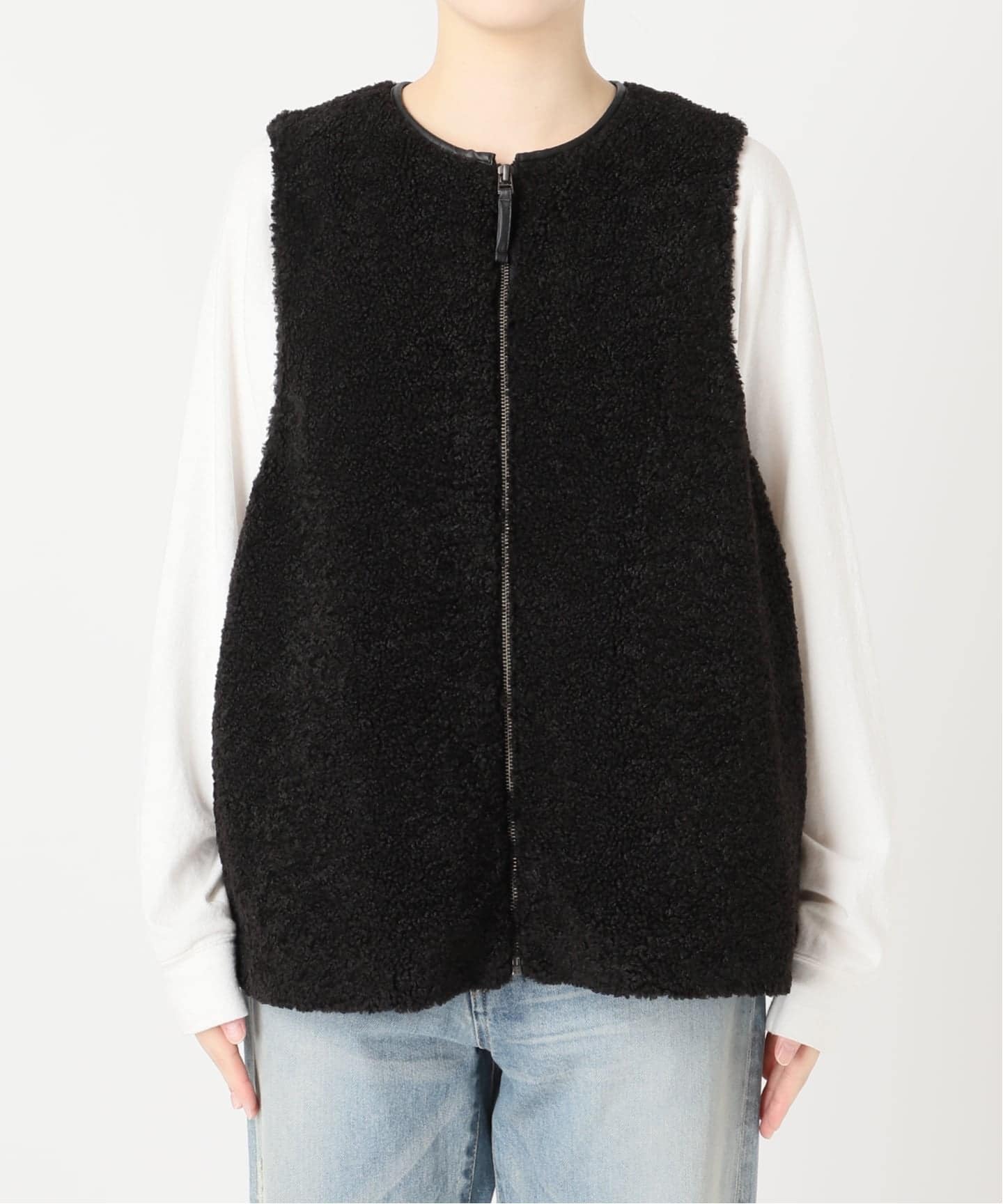 未使用フレームワーク≪手洗い可能≫ボアベスト ブラック フレームワーク FRAMeWORK ≪追加 / 手洗い可能≫ボアベスト 3