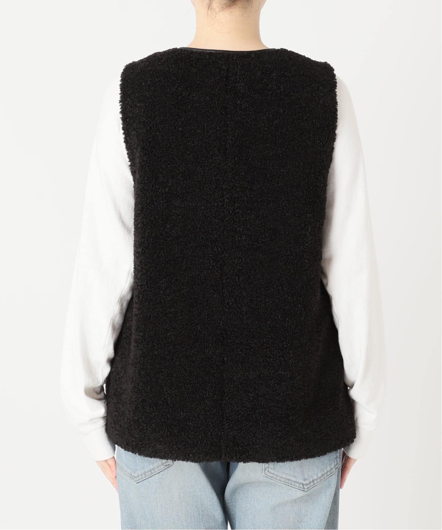 【新品タグ付き】FRAMeWORK ボアベスト FRAMeWORK コート アウター 「追加 / 手洗い可能」ボアベスト