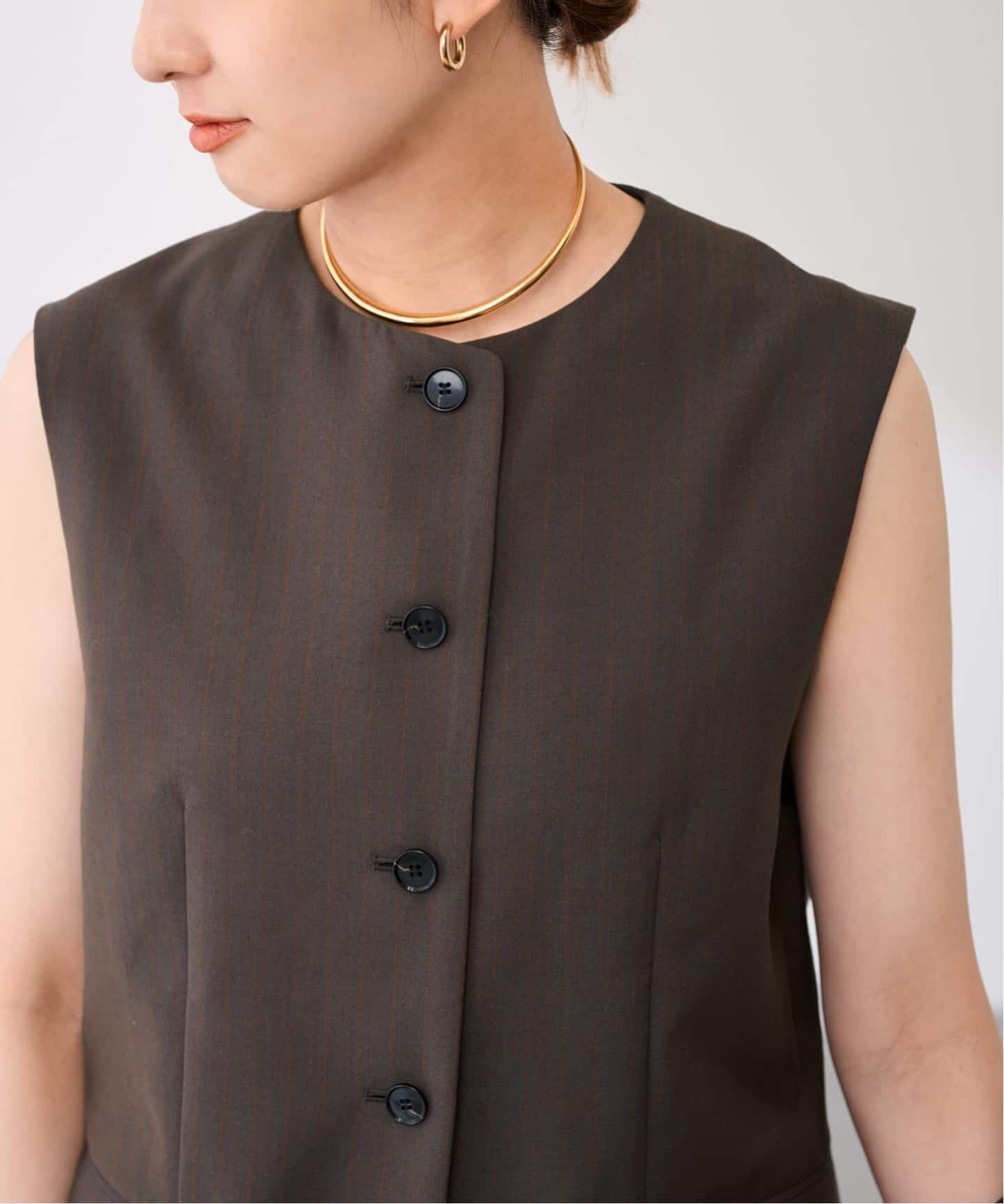 TWストライプジレ（ベスト）｜FRAMeWORK（フレームワーク）の通販