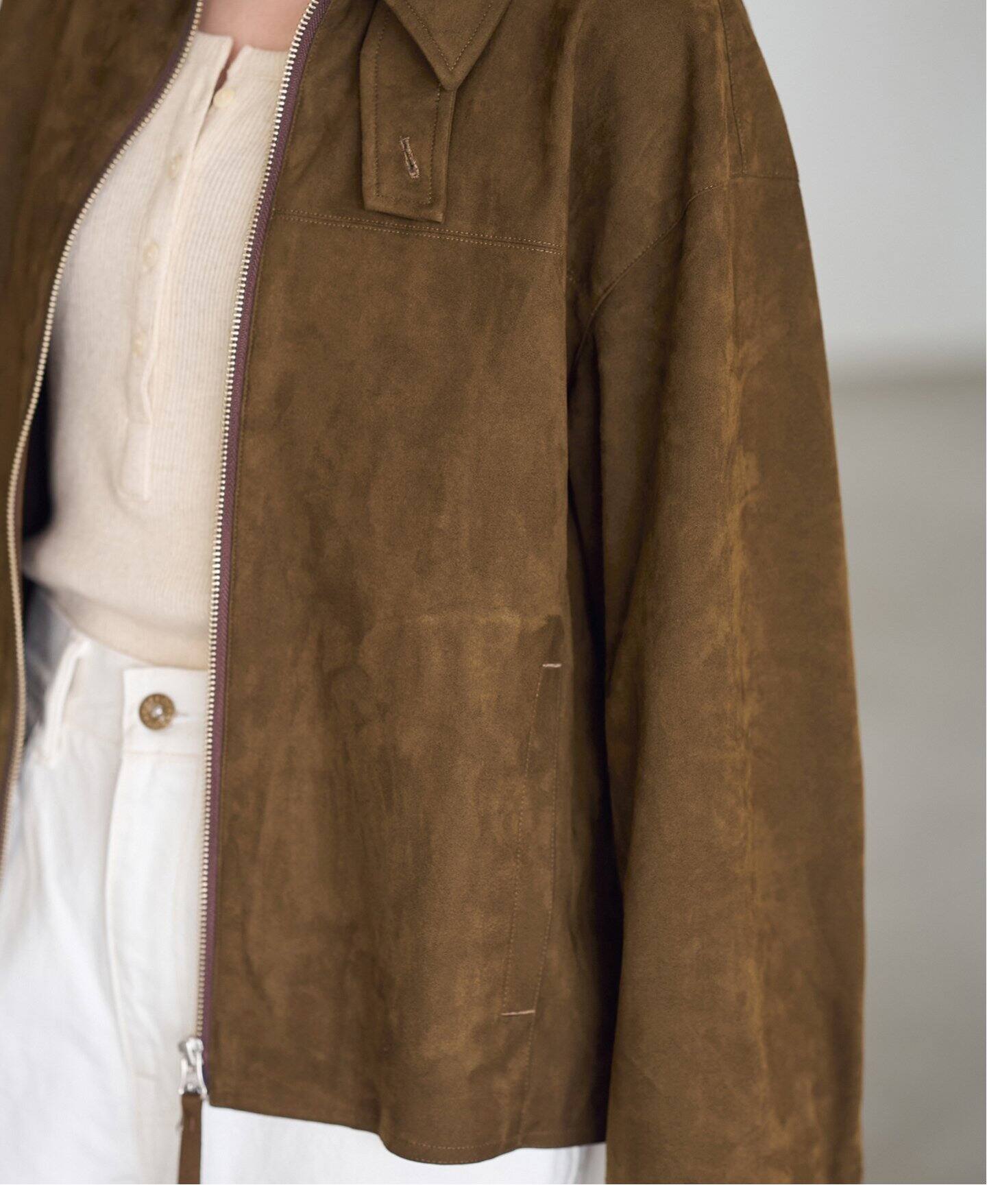 ≪追加≫フェイクスエードブルゾン（その他ブルゾン／アウター