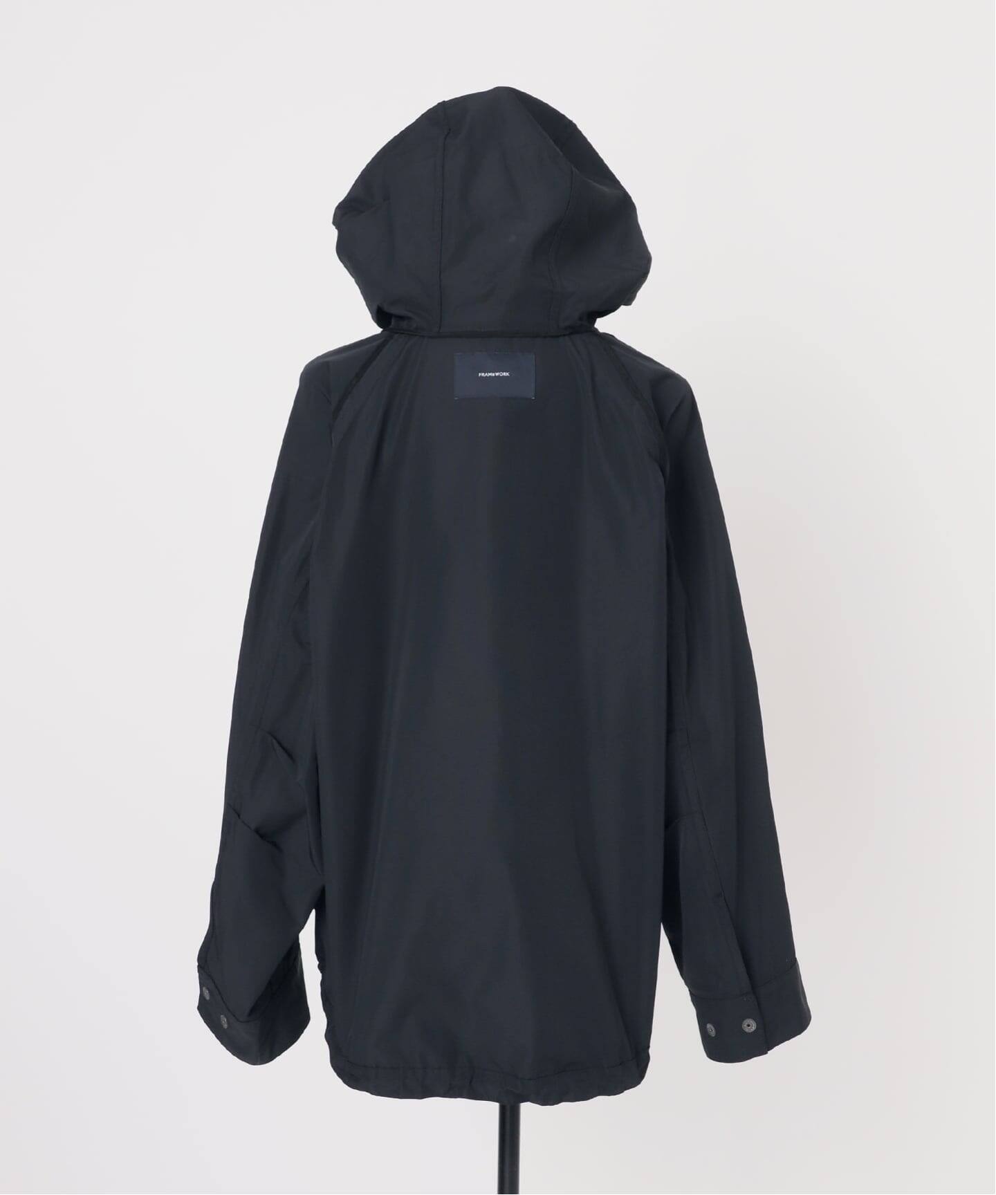撥水メモリーウェザーHOODIEブルゾン（マウンテンパーカー