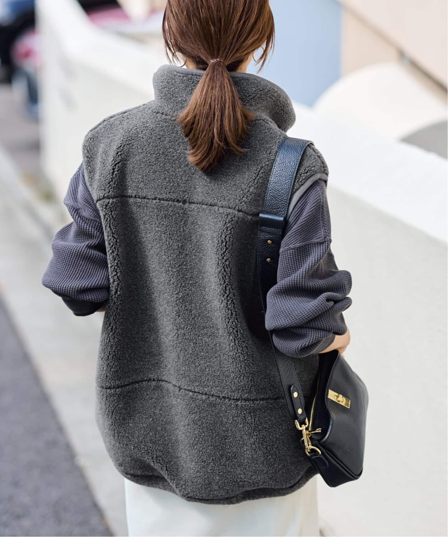 ウールボアベスト（ボア・フリース）｜FRAMeWORK（フレームワーク）の