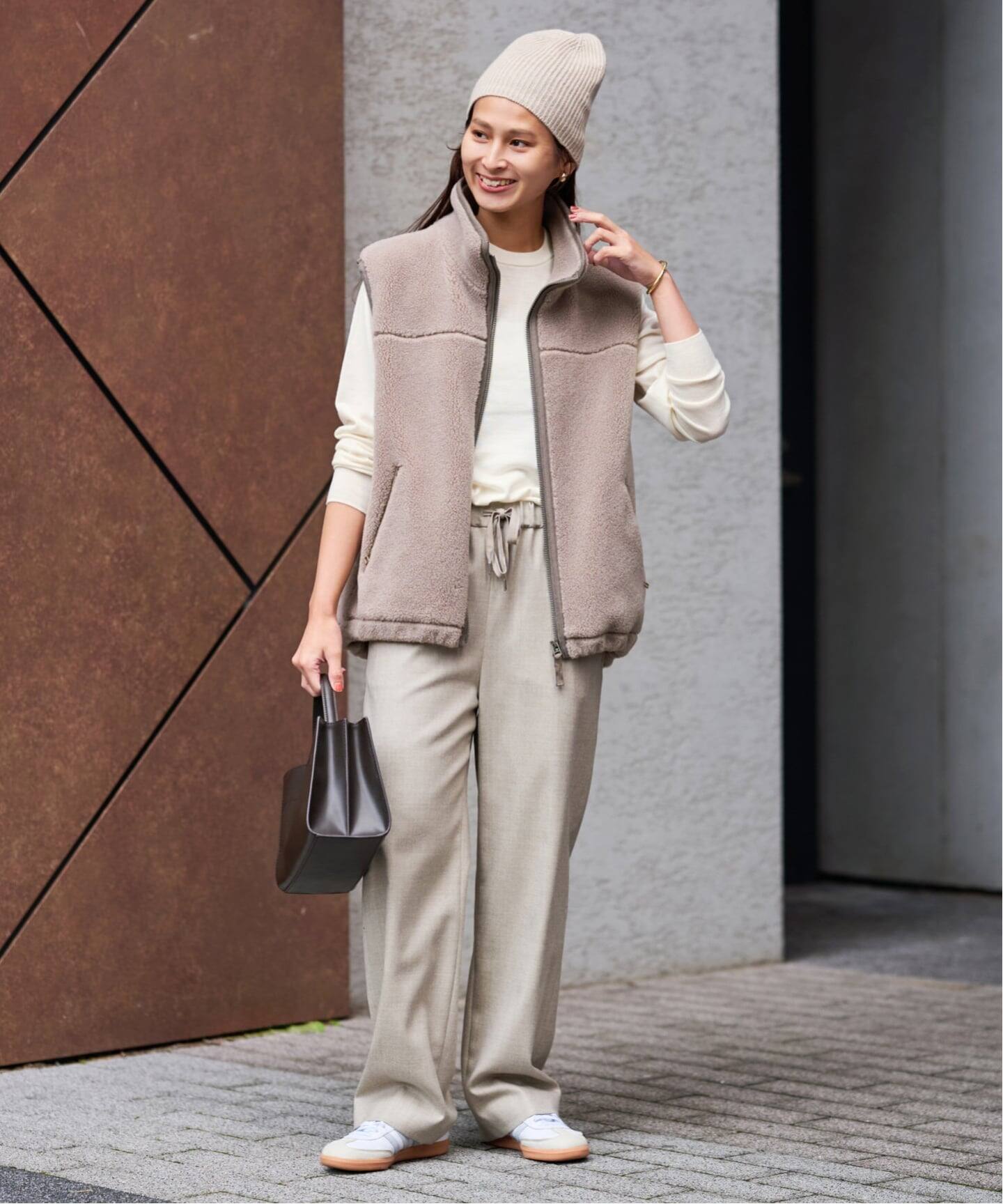 ウールボアベスト（ボア・フリース）｜FRAMeWORK（フレーム